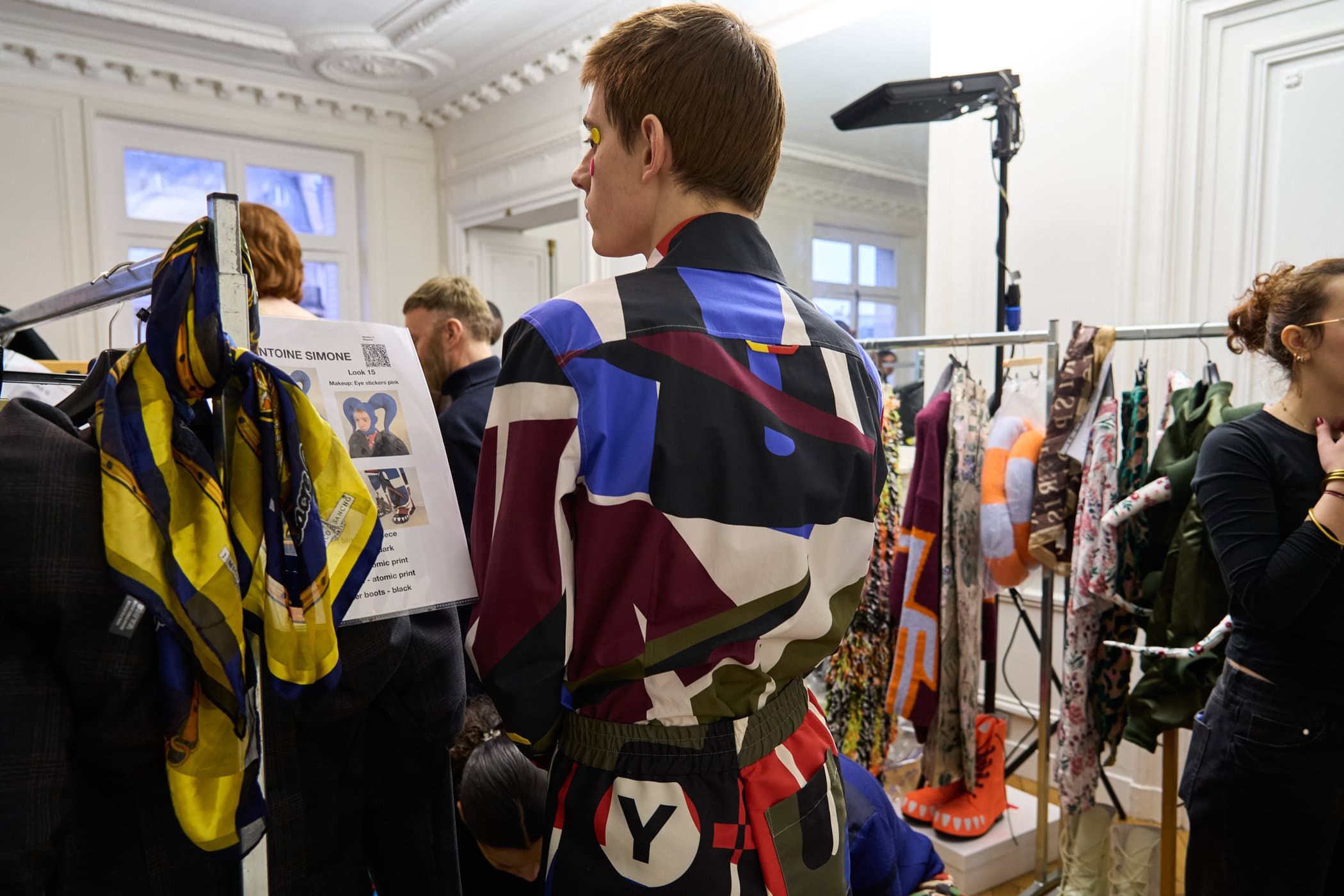 Walter Van Beirendonck Fall 2024 Men’s Fashion Show Backstage