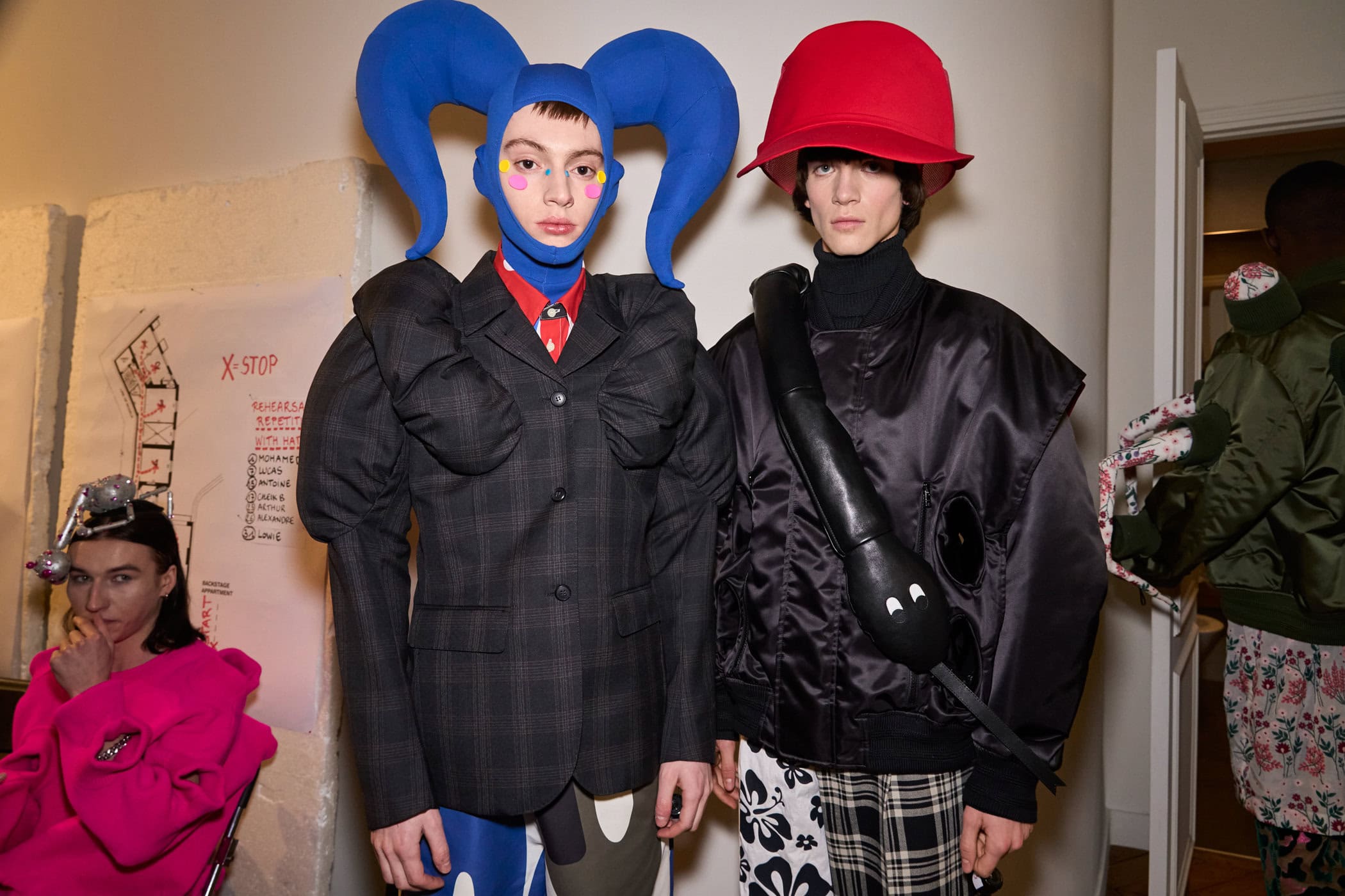 Walter Van Beirendonck Fall 2024 Men’s Fashion Show Backstage