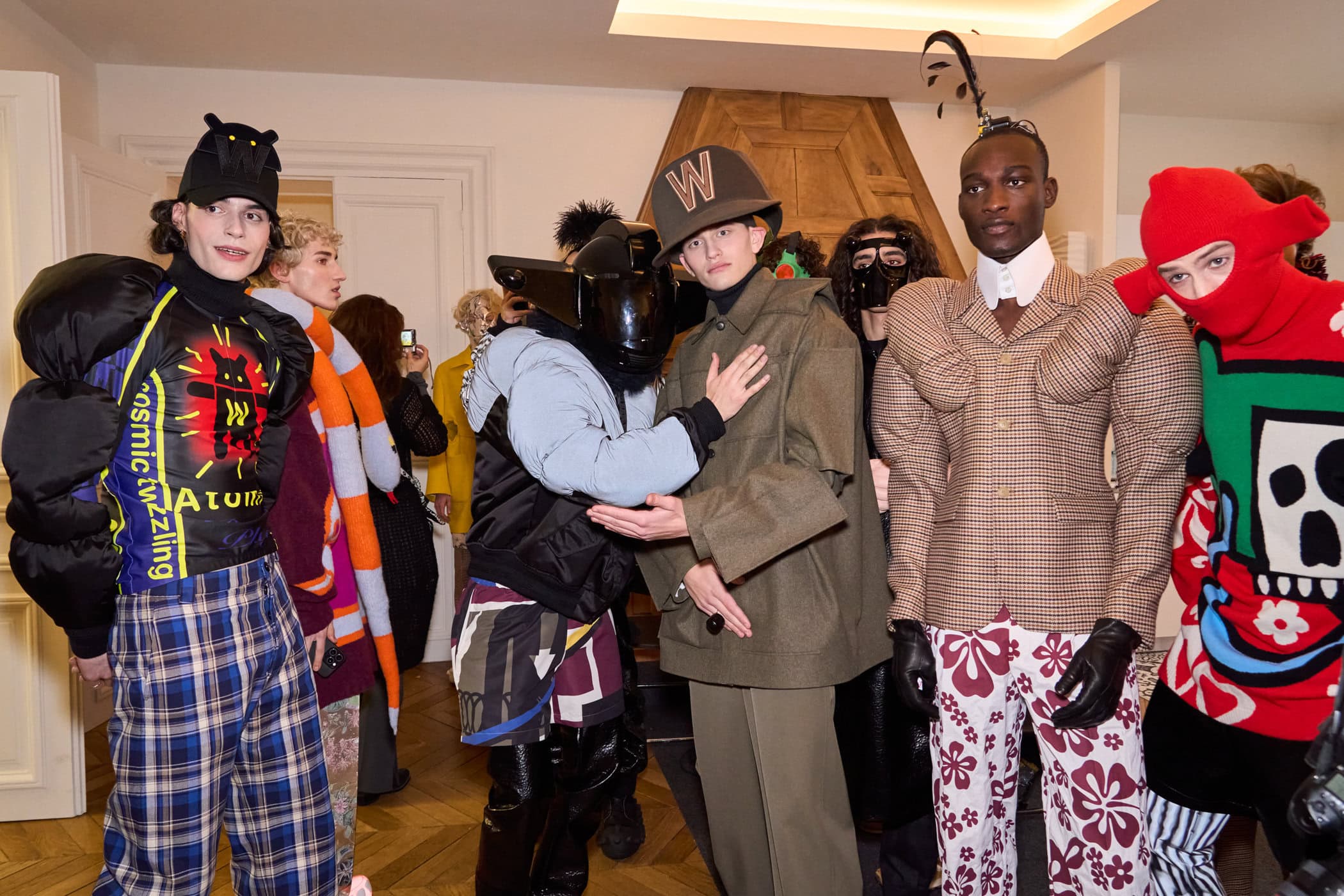 Walter Van Beirendonck Fall 2024 Men’s Fashion Show Backstage