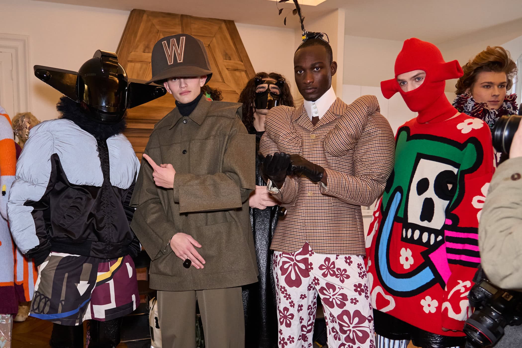 Walter Van Beirendonck Fall 2024 Men’s Fashion Show Backstage
