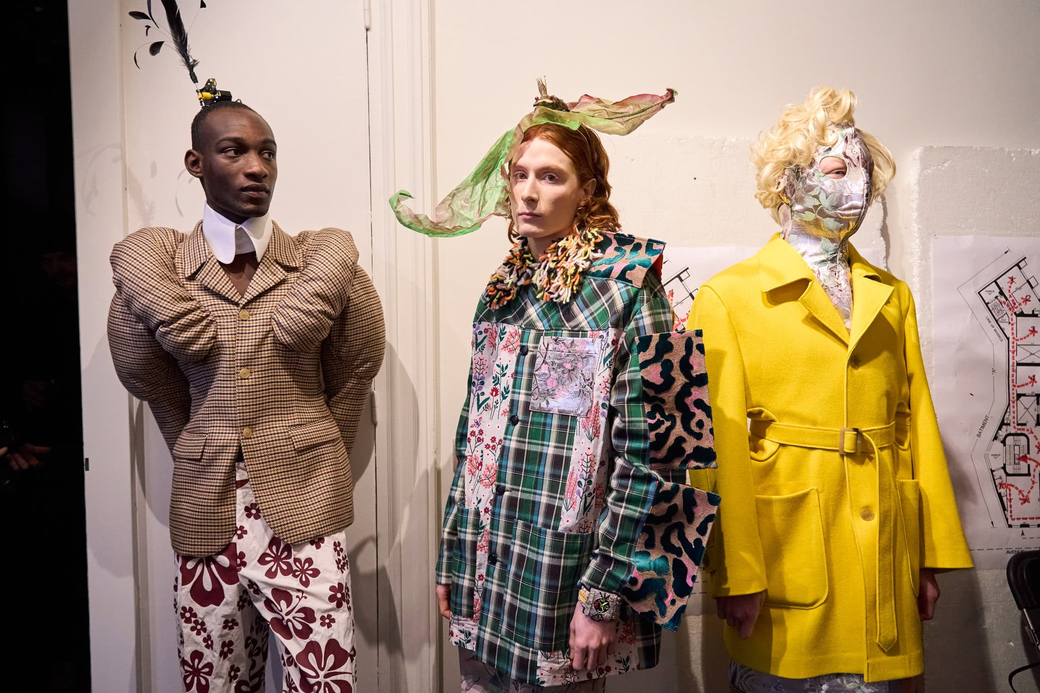 Walter Van Beirendonck Fall 2024 Men’s Fashion Show Backstage