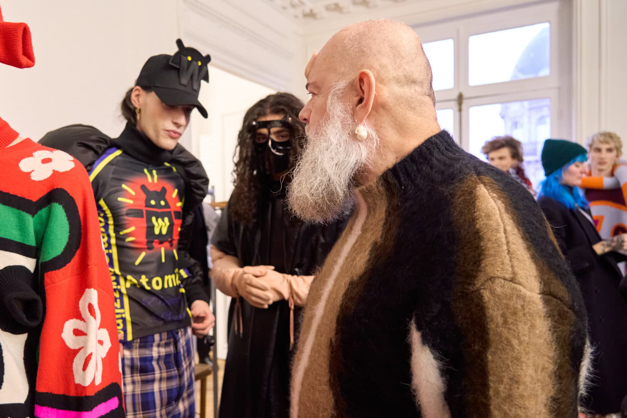 Walter Van Beirendonck Fall 2024 Men’s Fashion Show Backstage