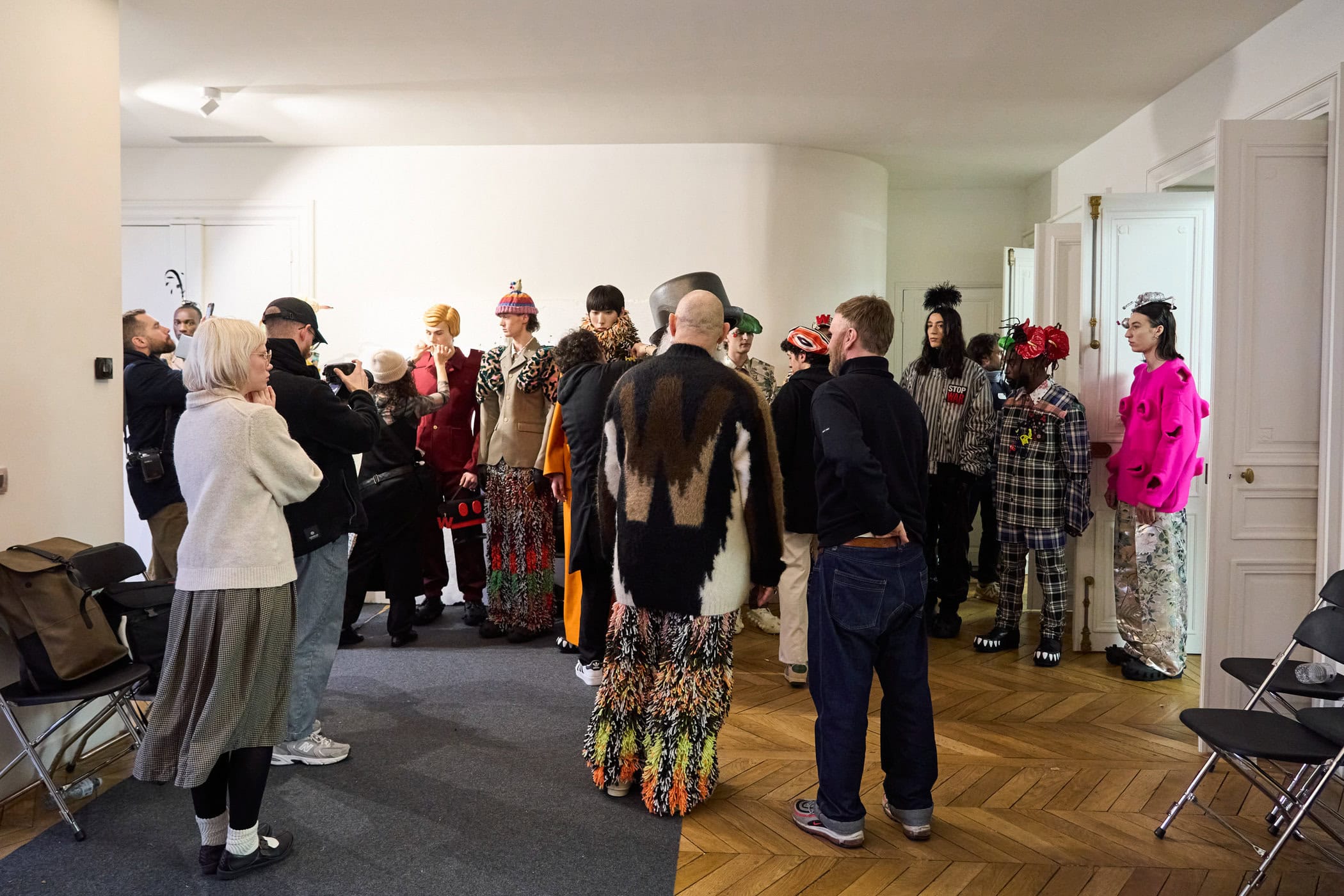 Walter Van Beirendonck Fall 2024 Men’s Fashion Show Backstage