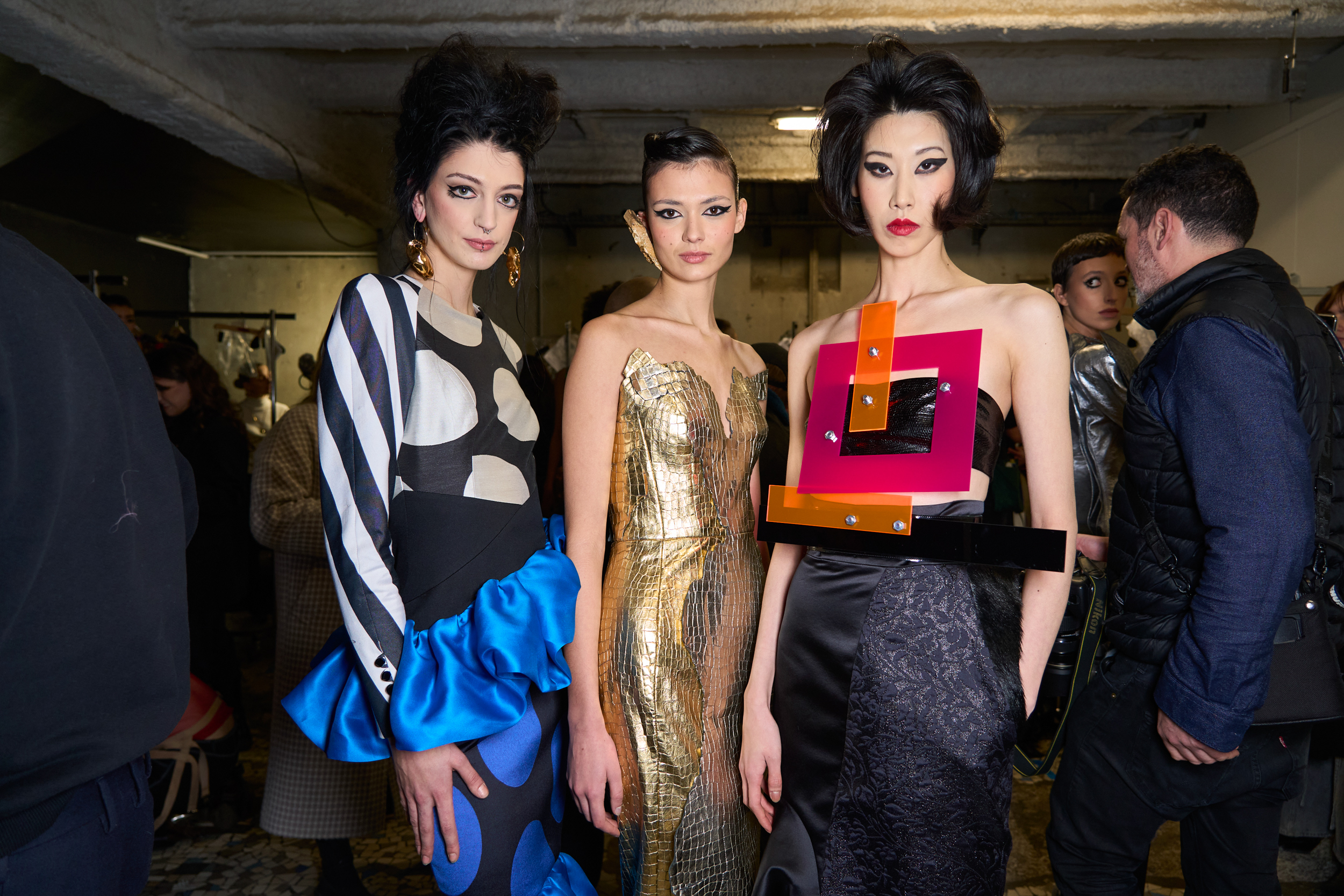 Rvdk Ronald Van Der Kemp Spring 2024 Couture Fashion Show Backstage