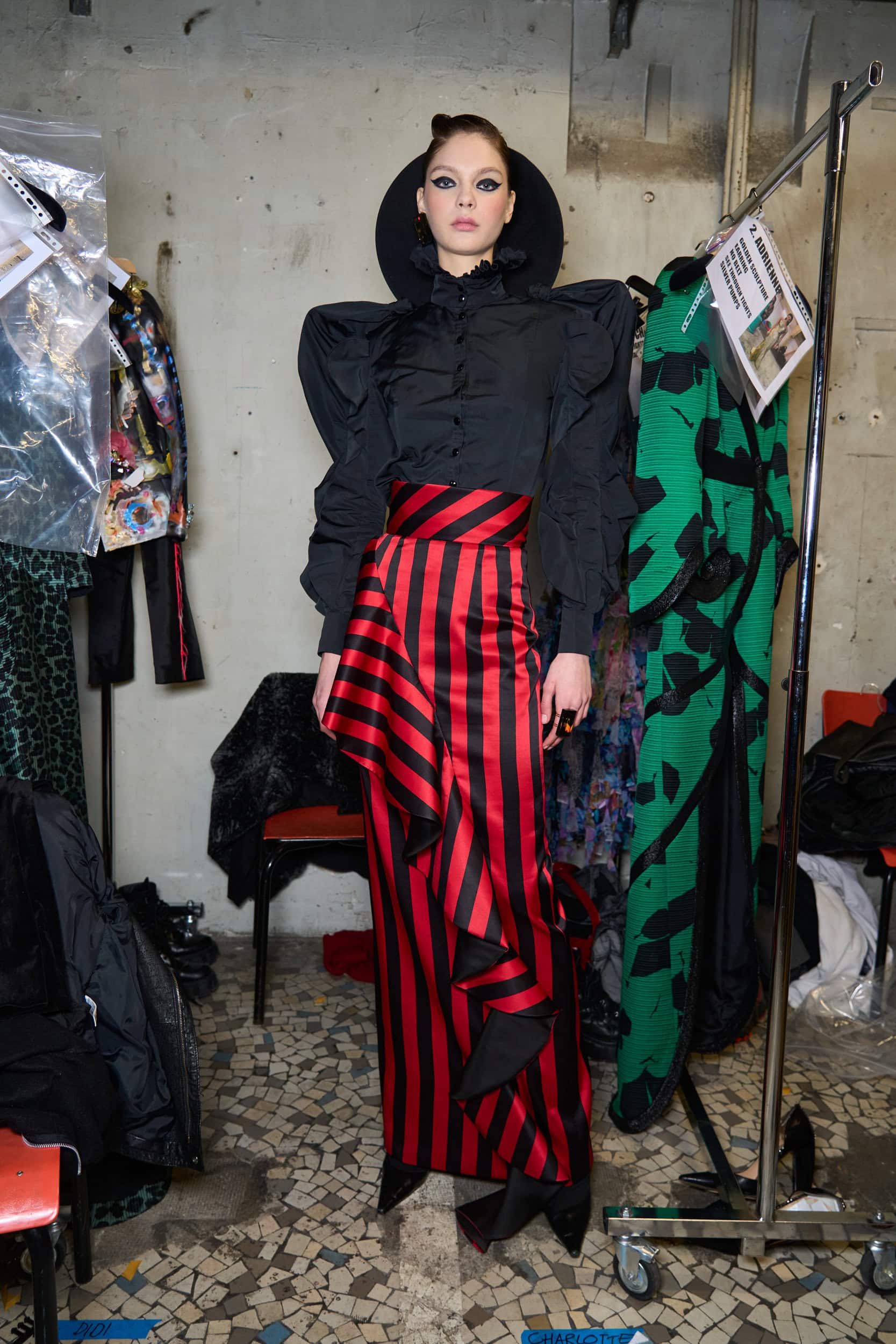 Rvdk Ronald Van Der Kemp Spring 2024 Couture Fashion Show Backstage