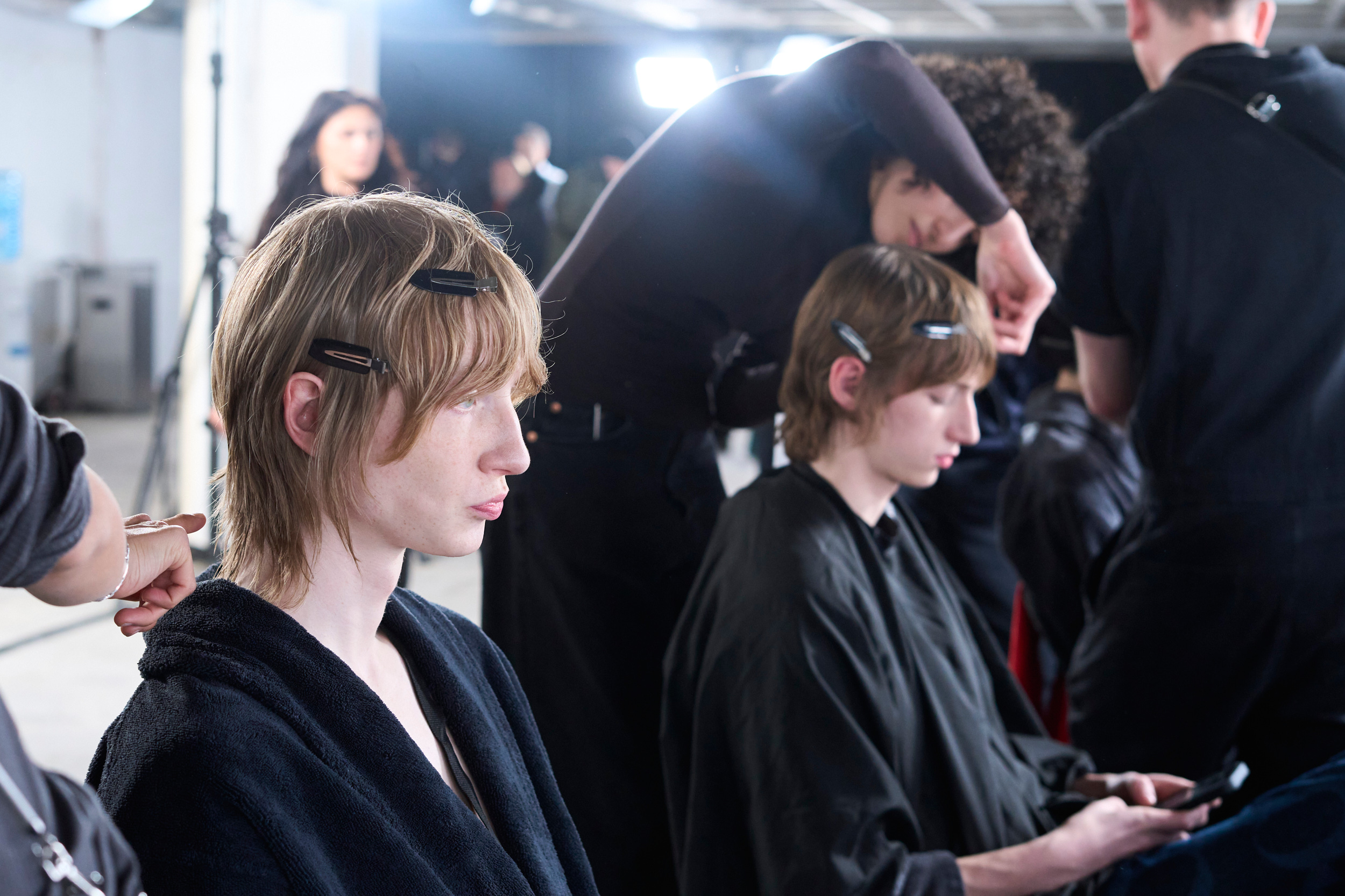 Dries Van Noten Fall 2024 Men’s Fashion Show Backstage