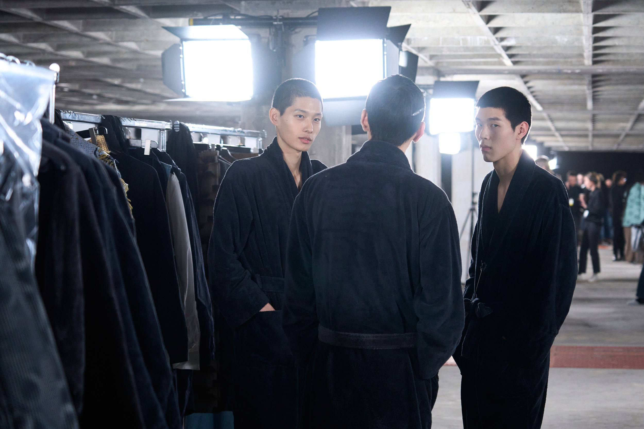 Dries Van Noten Fall 2024 Men’s Fashion Show Backstage