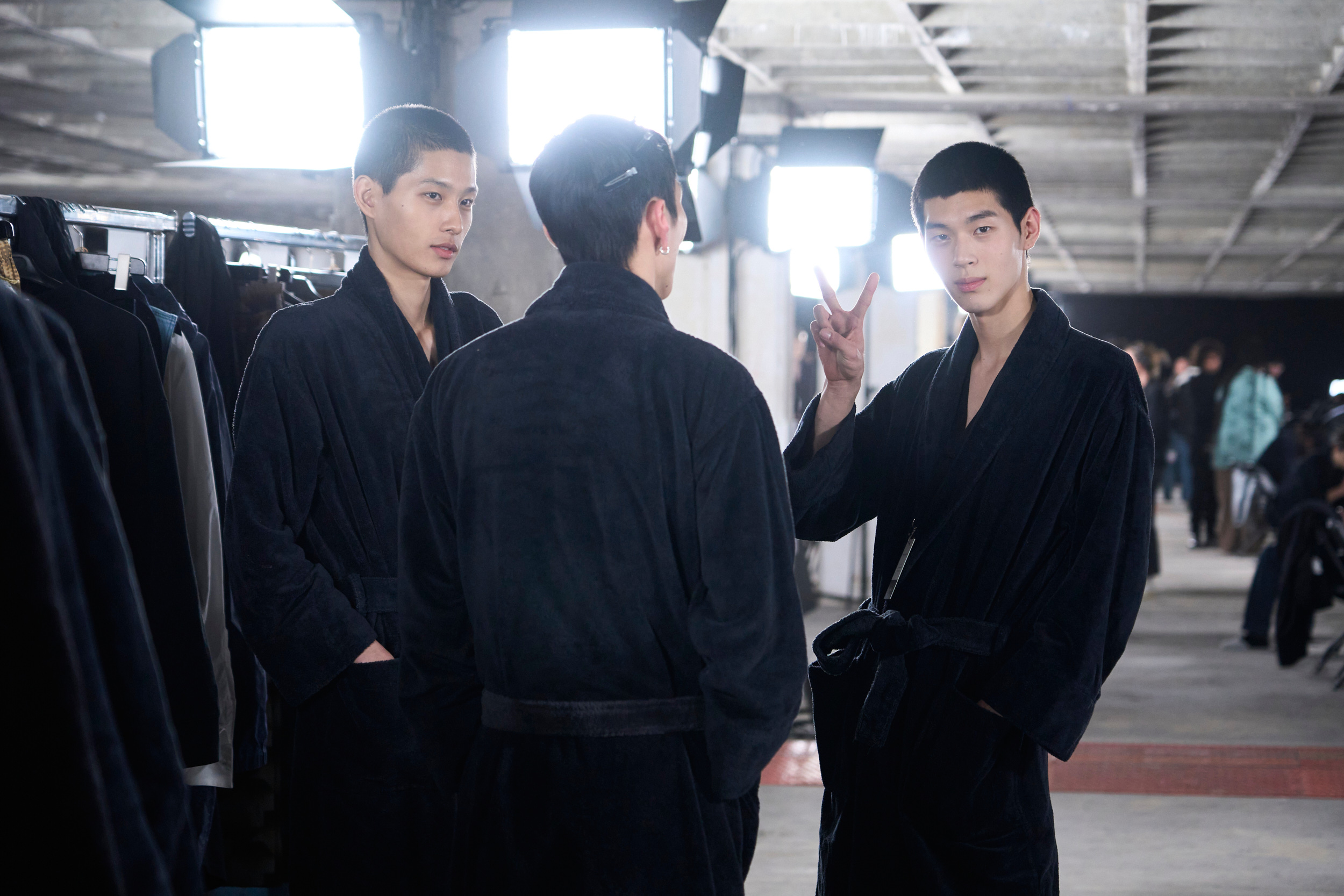 Dries Van Noten Fall 2024 Men’s Fashion Show Backstage