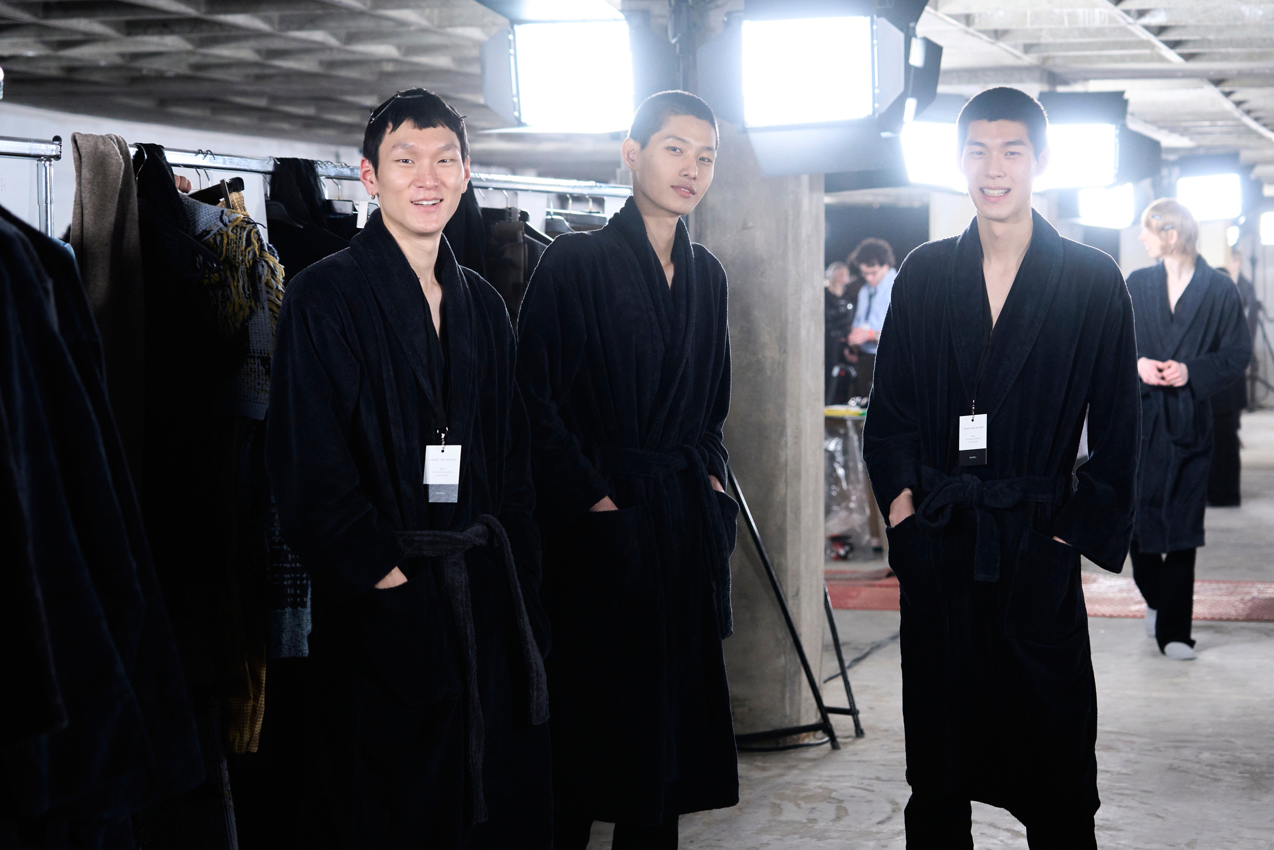 Dries Van Noten Fall 2024 Men’s Fashion Show Backstage