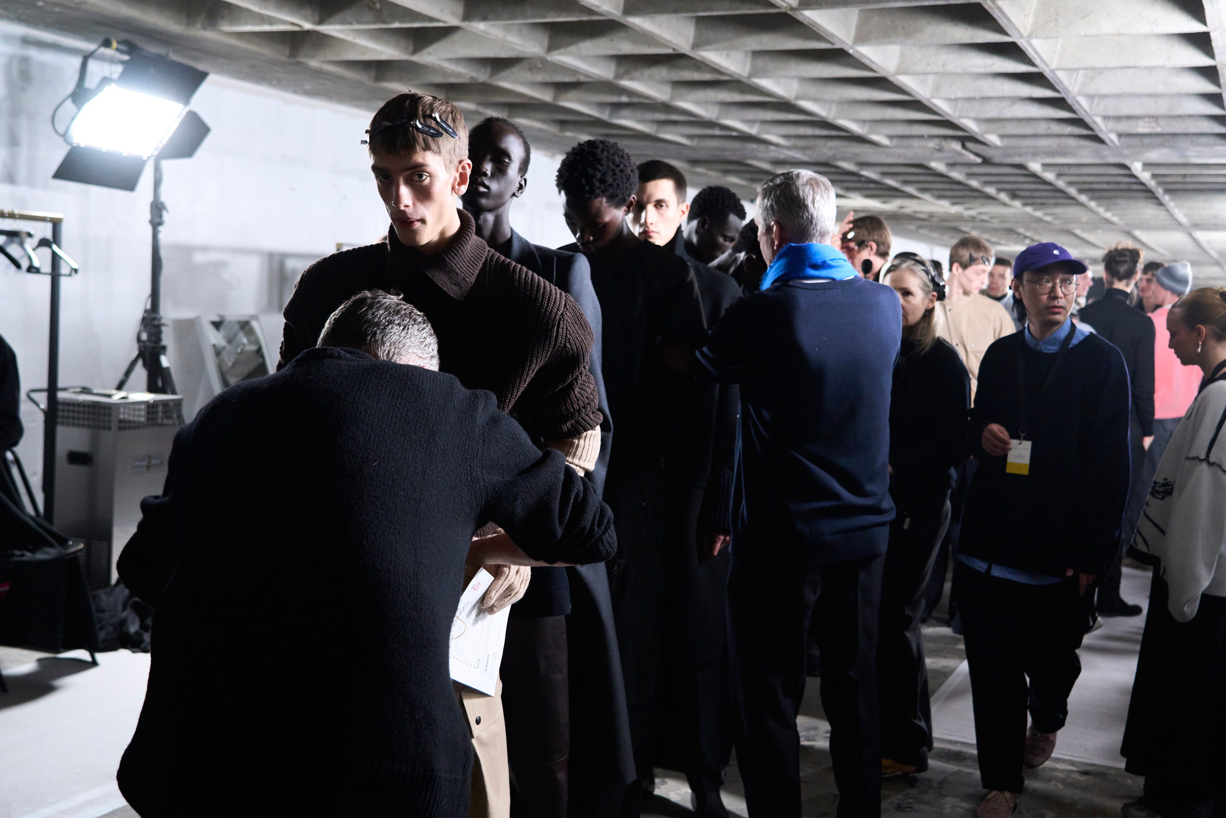 Dries Van Noten Fall 2024 Men’s Fashion Show Backstage