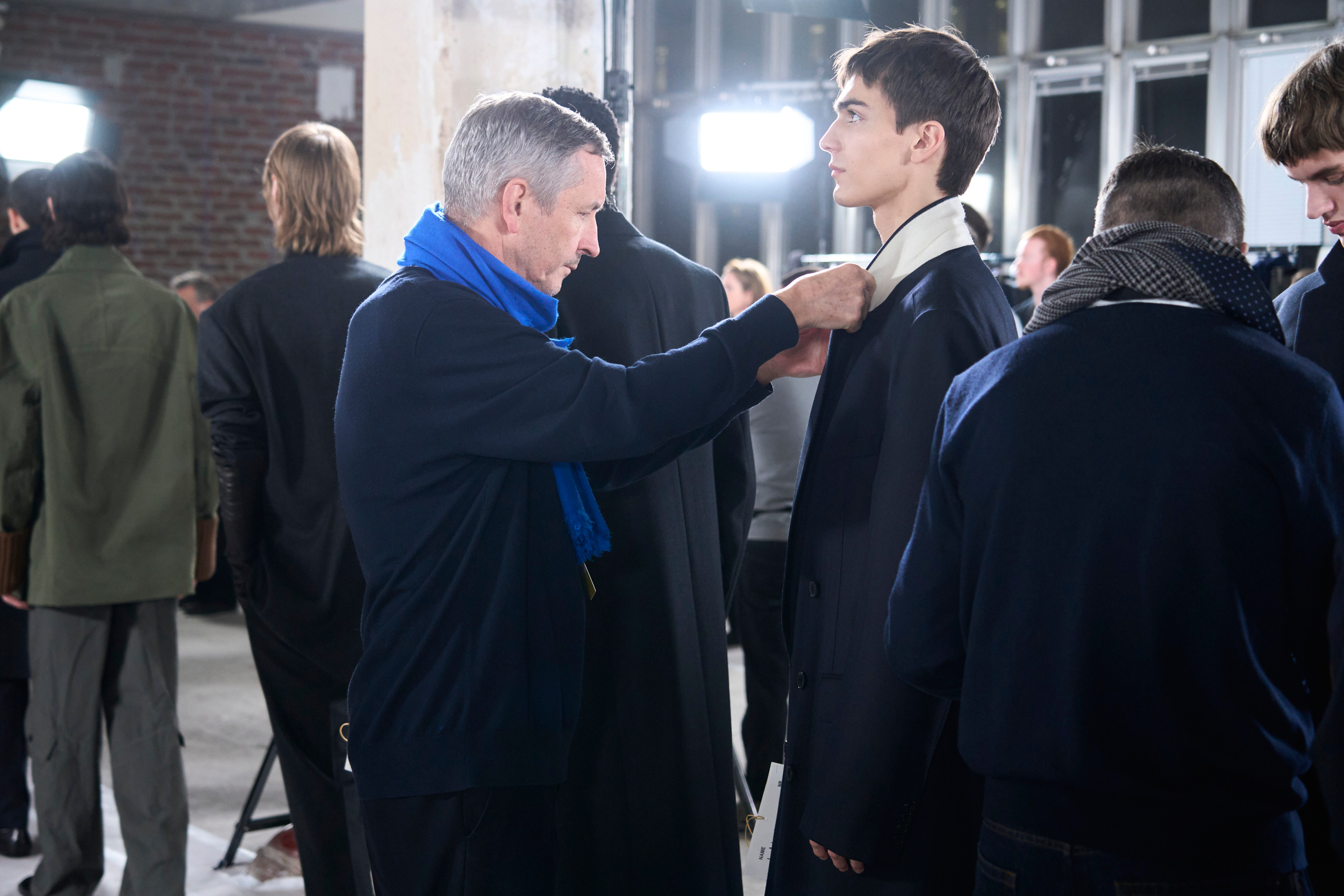 Dries Van Noten Fall 2024 Men’s Fashion Show Backstage