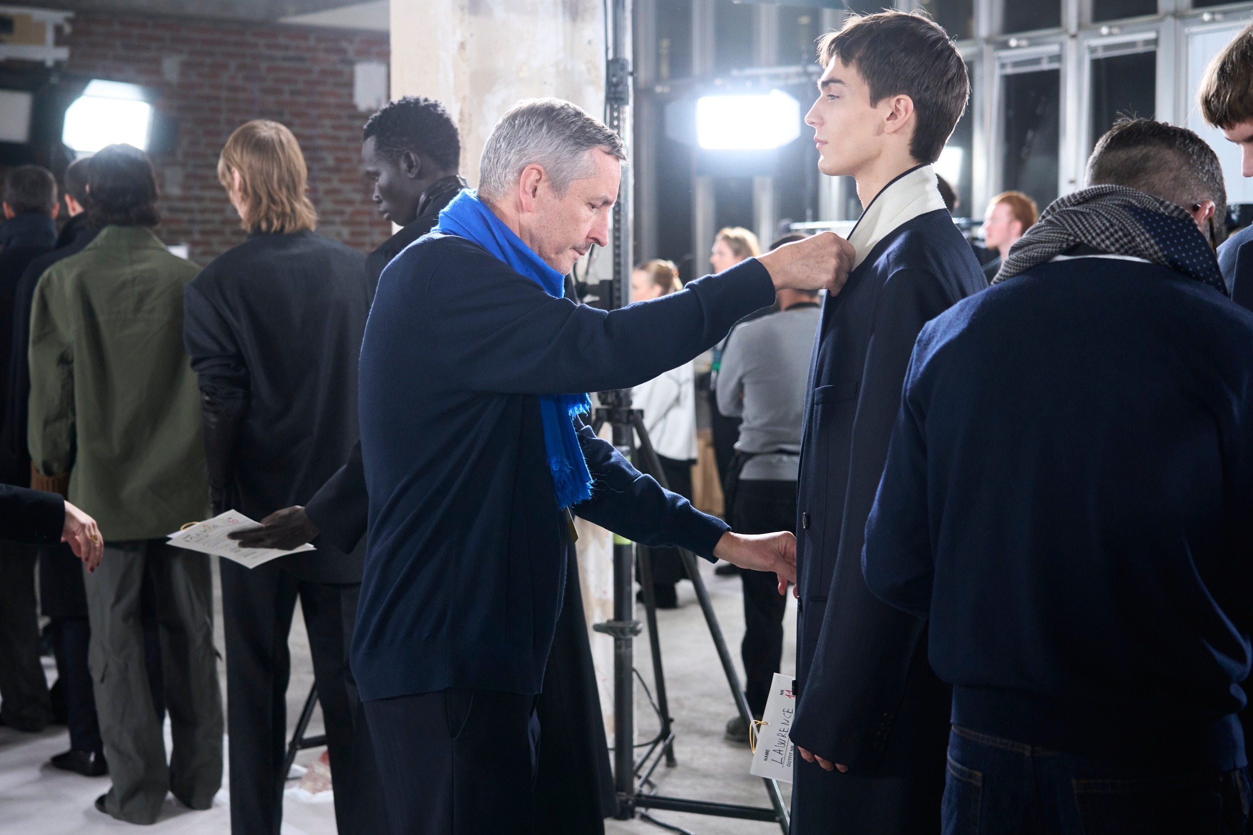 Dries Van Noten Fall 2024 Men’s Fashion Show Backstage