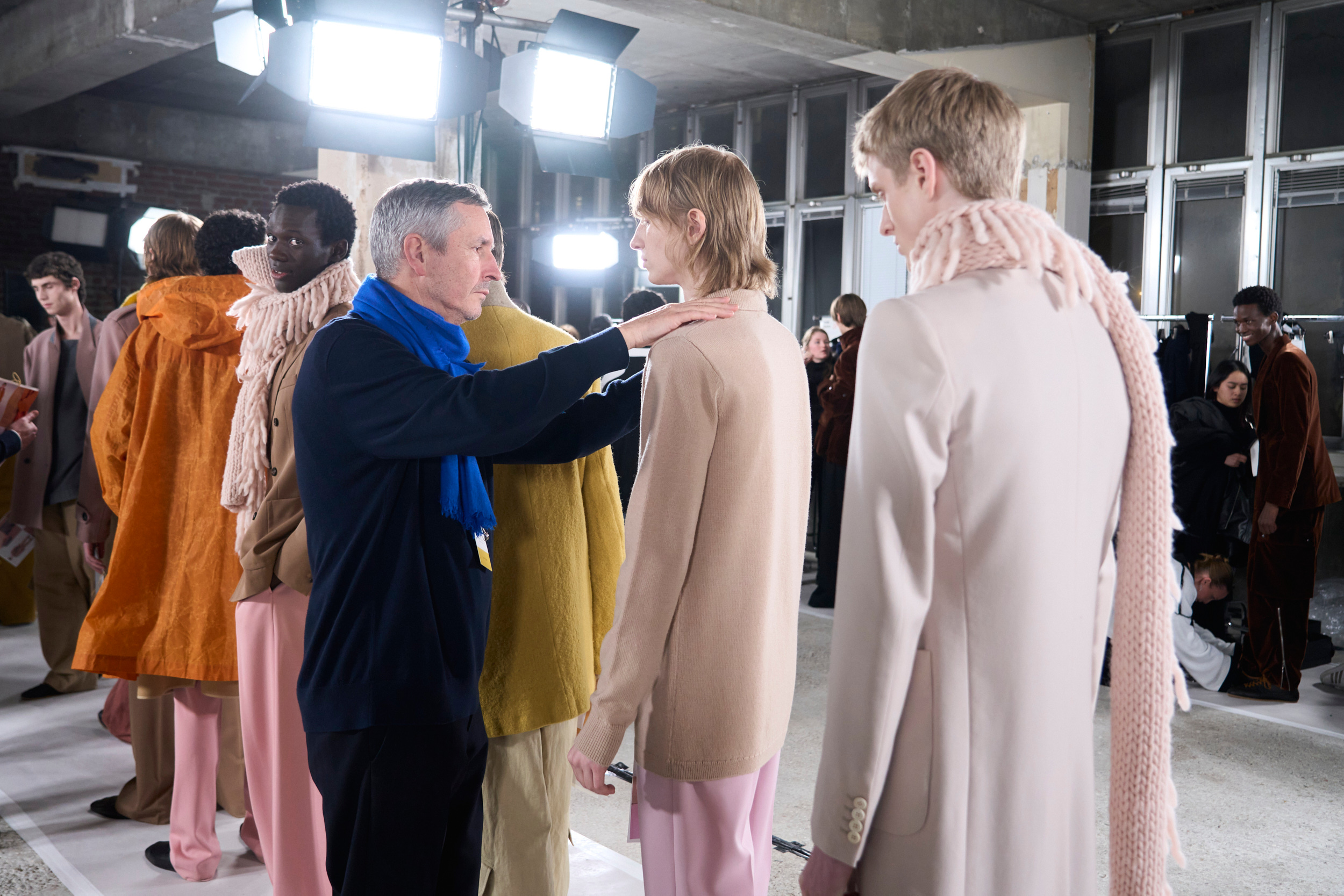 Dries Van Noten Fall 2024 Men’s Fashion Show Backstage