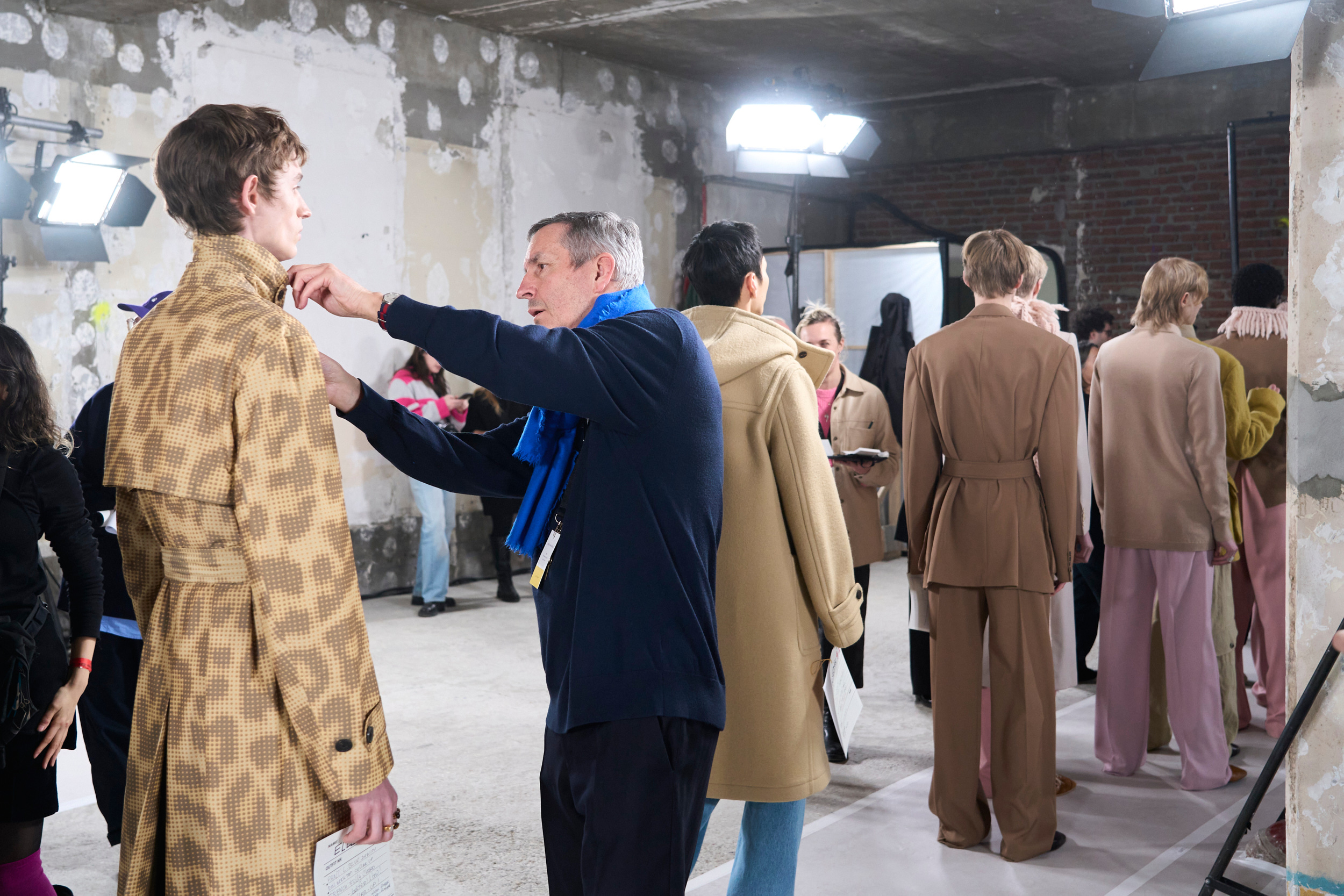 Dries Van Noten Fall 2024 Men’s Fashion Show Backstage