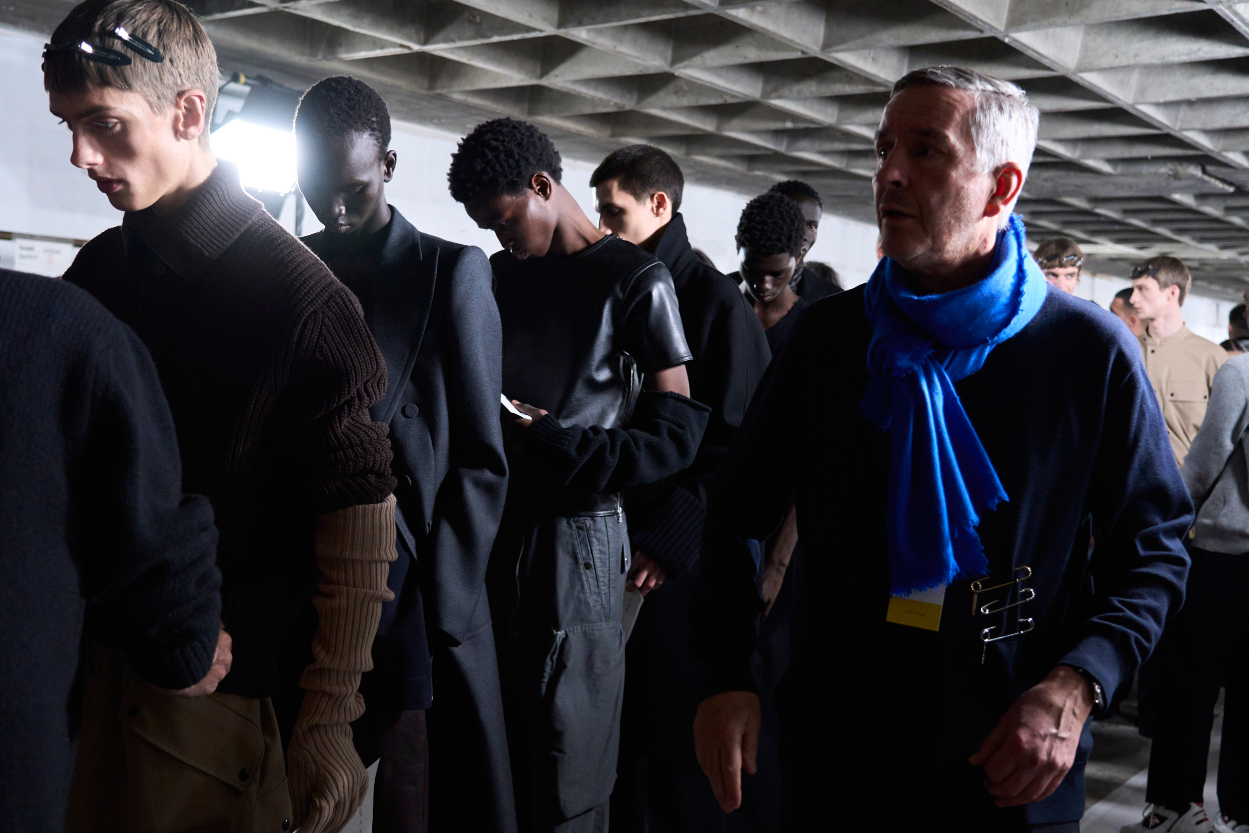 Dries Van Noten Fall 2024 Men’s Fashion Show Backstage