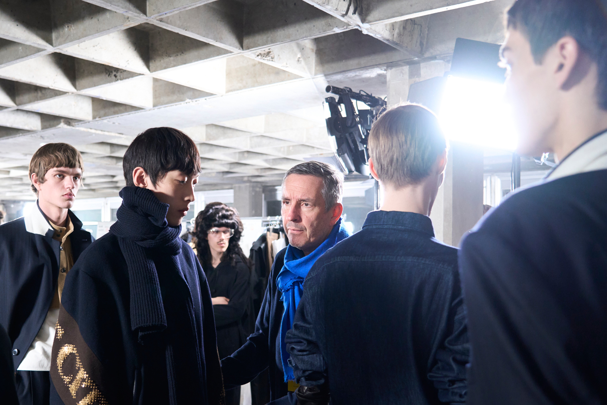 Dries Van Noten Fall 2024 Men’s Fashion Show Backstage