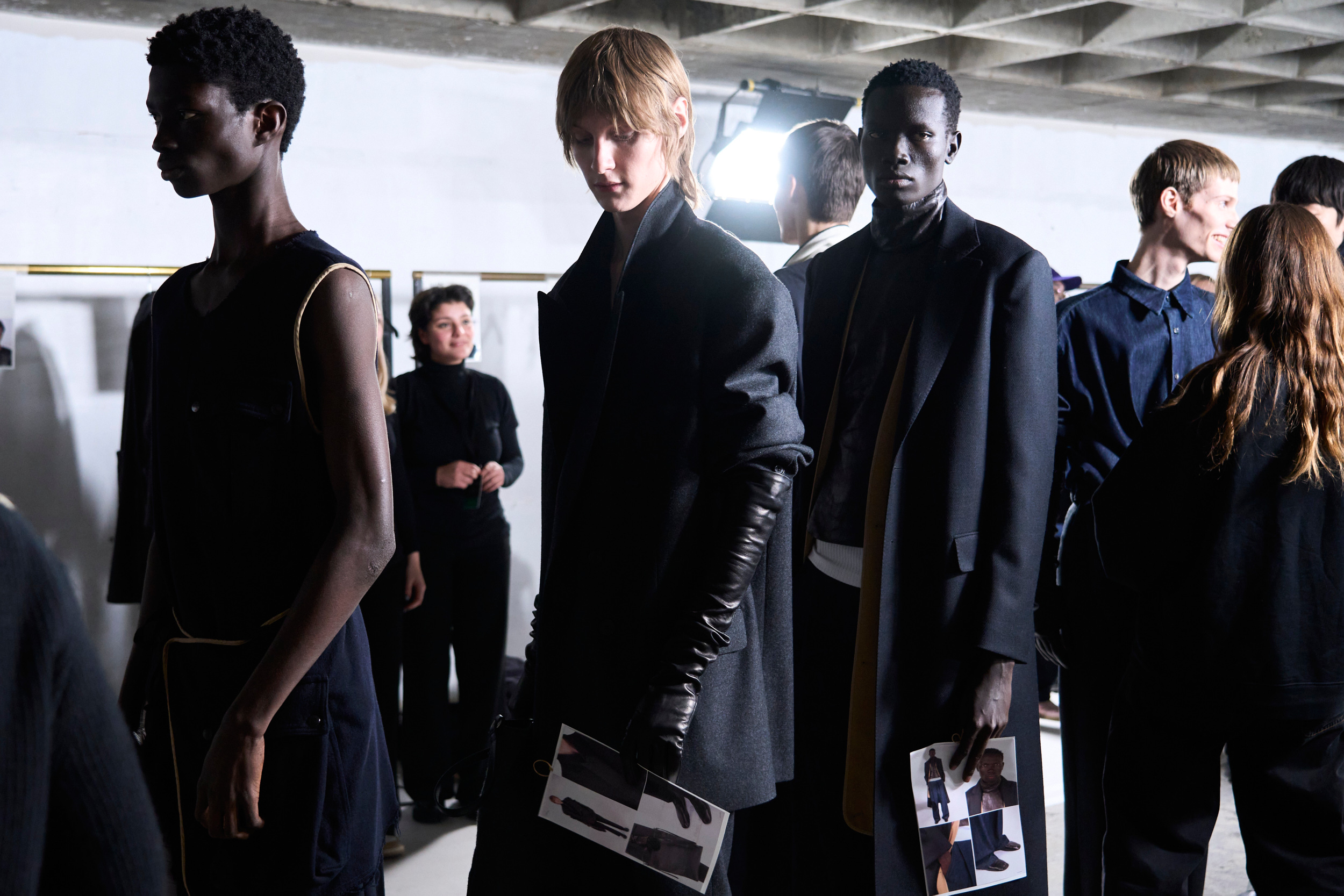 Dries Van Noten Fall 2024 Men’s Fashion Show Backstage