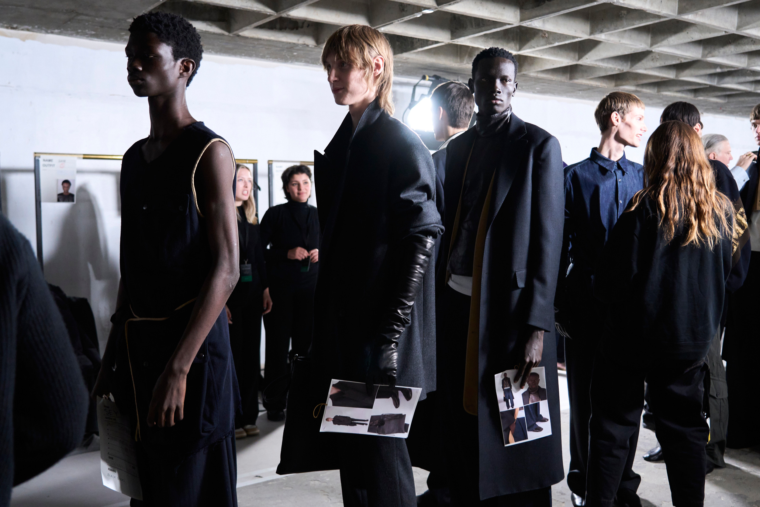 Dries Van Noten Fall 2024 Men’s Fashion Show Backstage