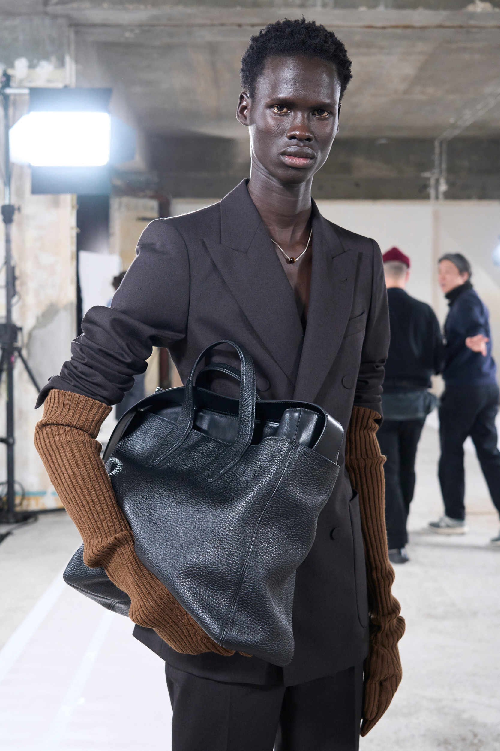 Dries Van Noten Fall 2024 Men’s Fashion Show Backstage