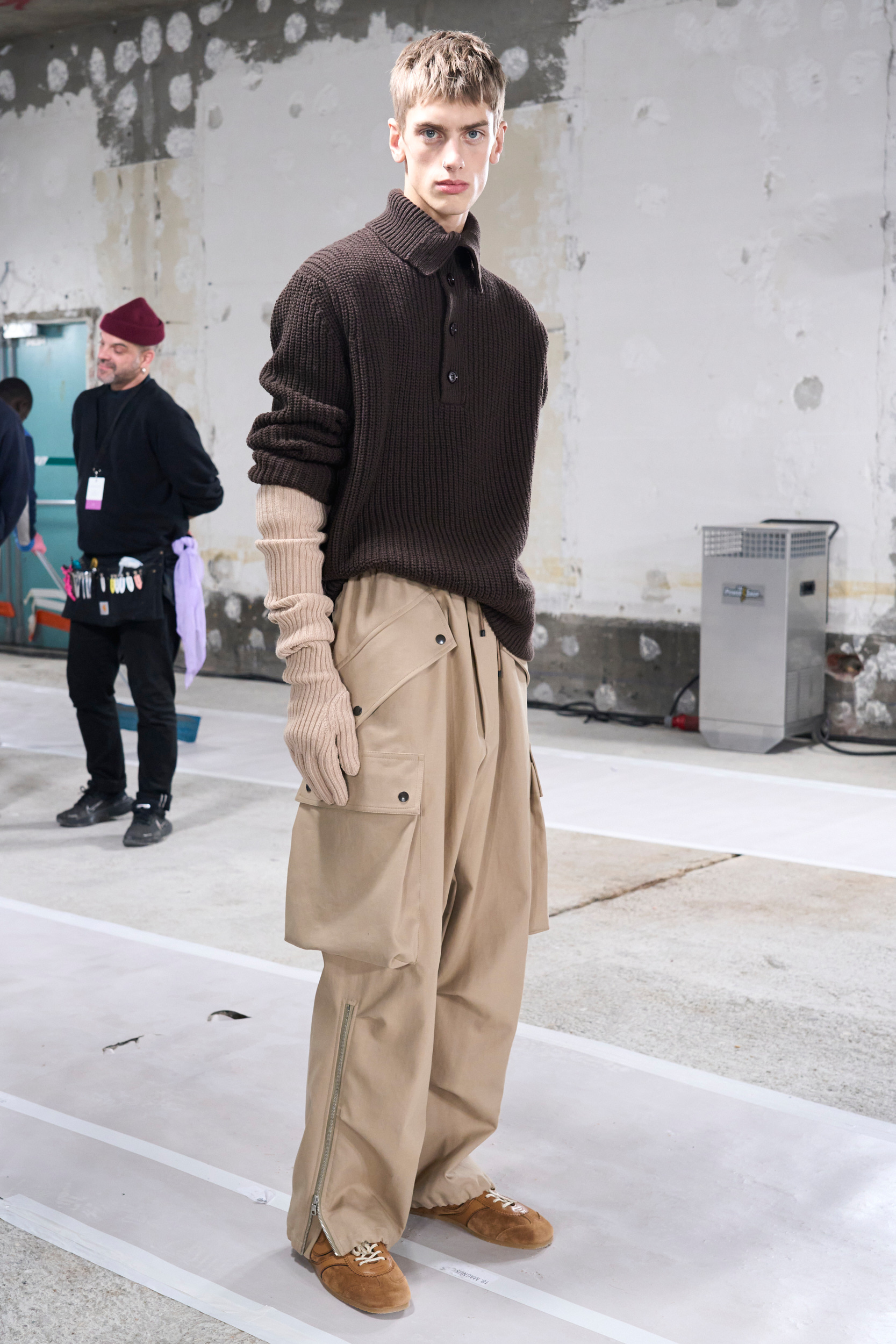 Dries Van Noten Fall 2024 Men’s Fashion Show Backstage