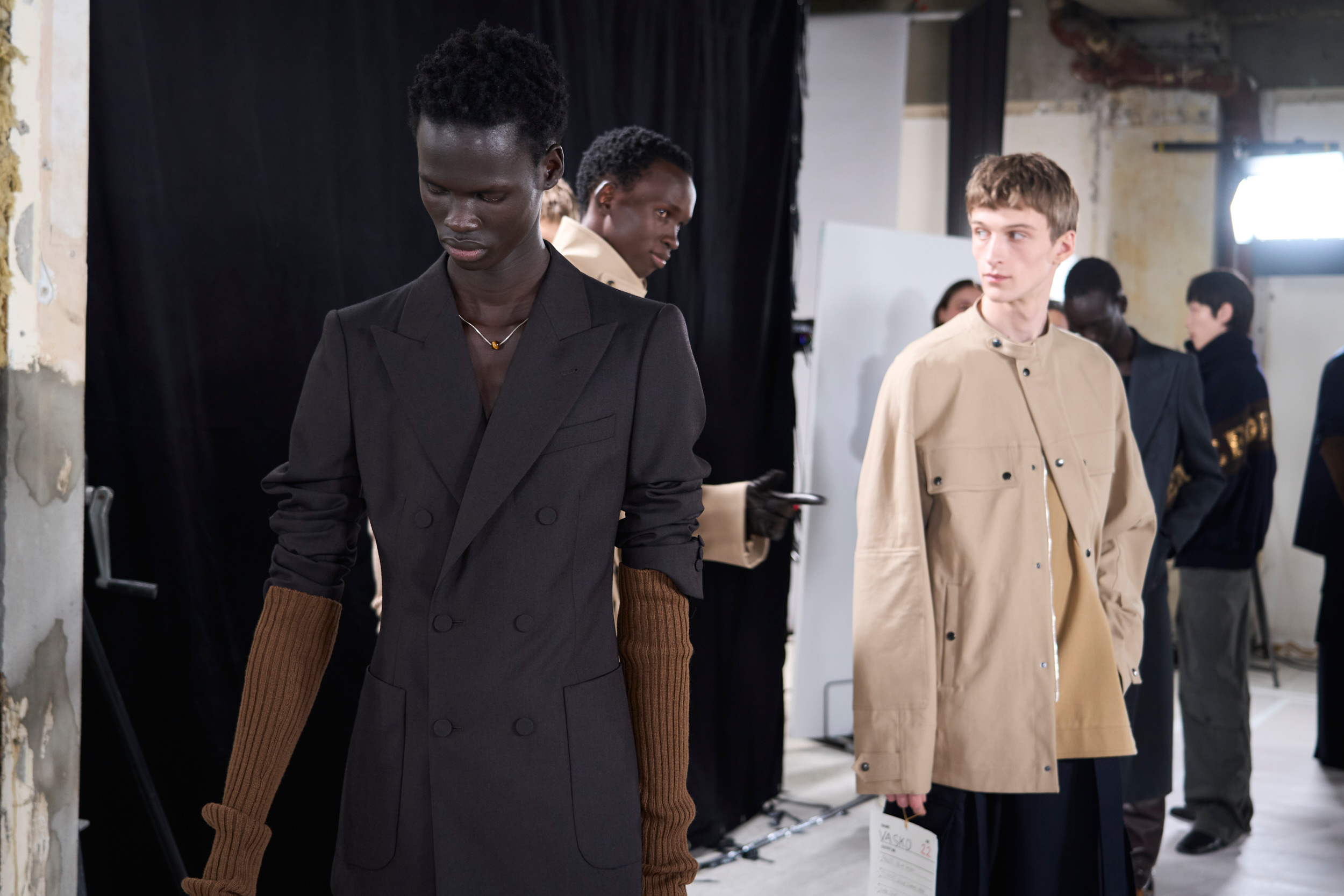 Dries Van Noten Fall 2024 Men’s Fashion Show Backstage