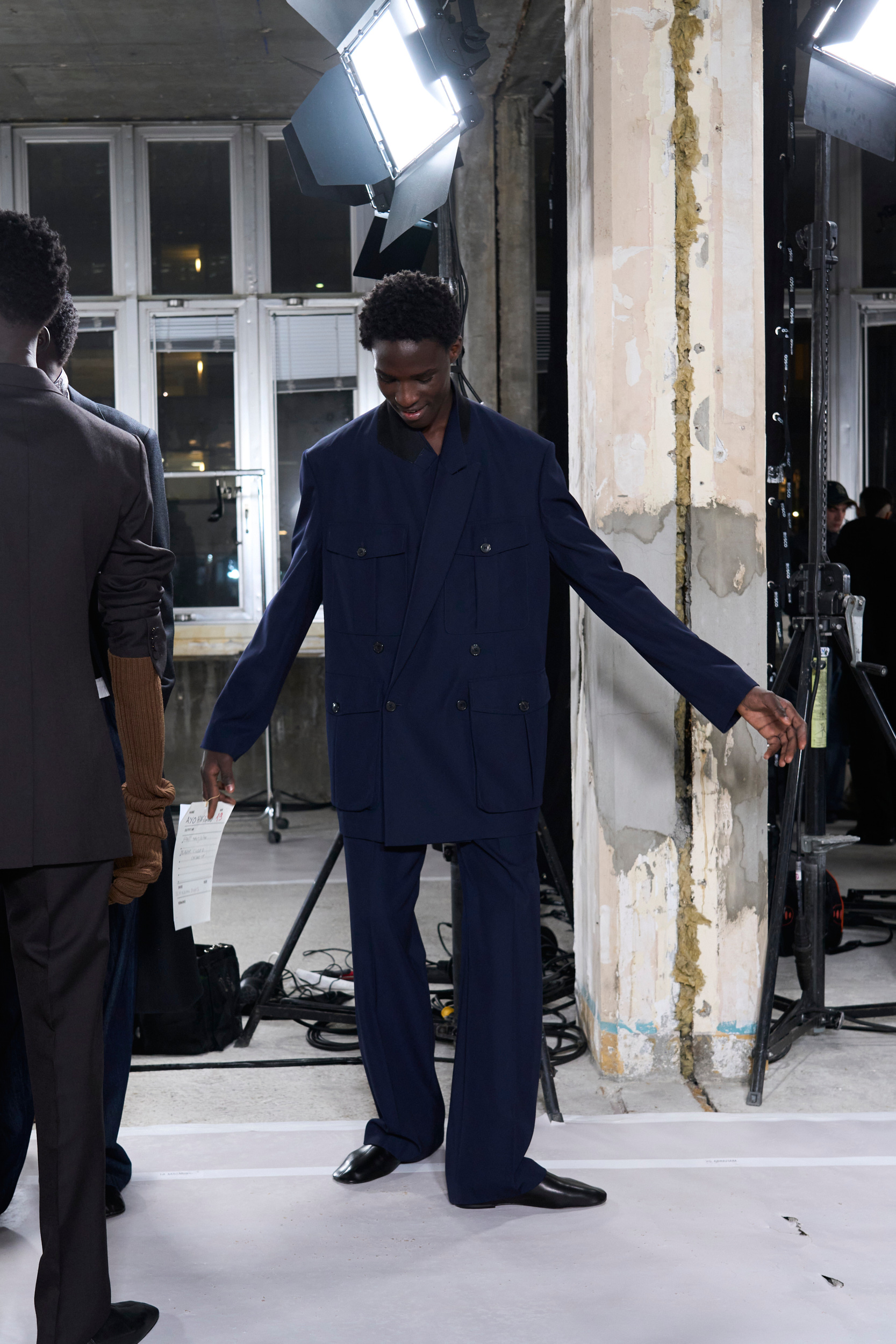 Dries Van Noten Fall 2024 Men’s Fashion Show Backstage