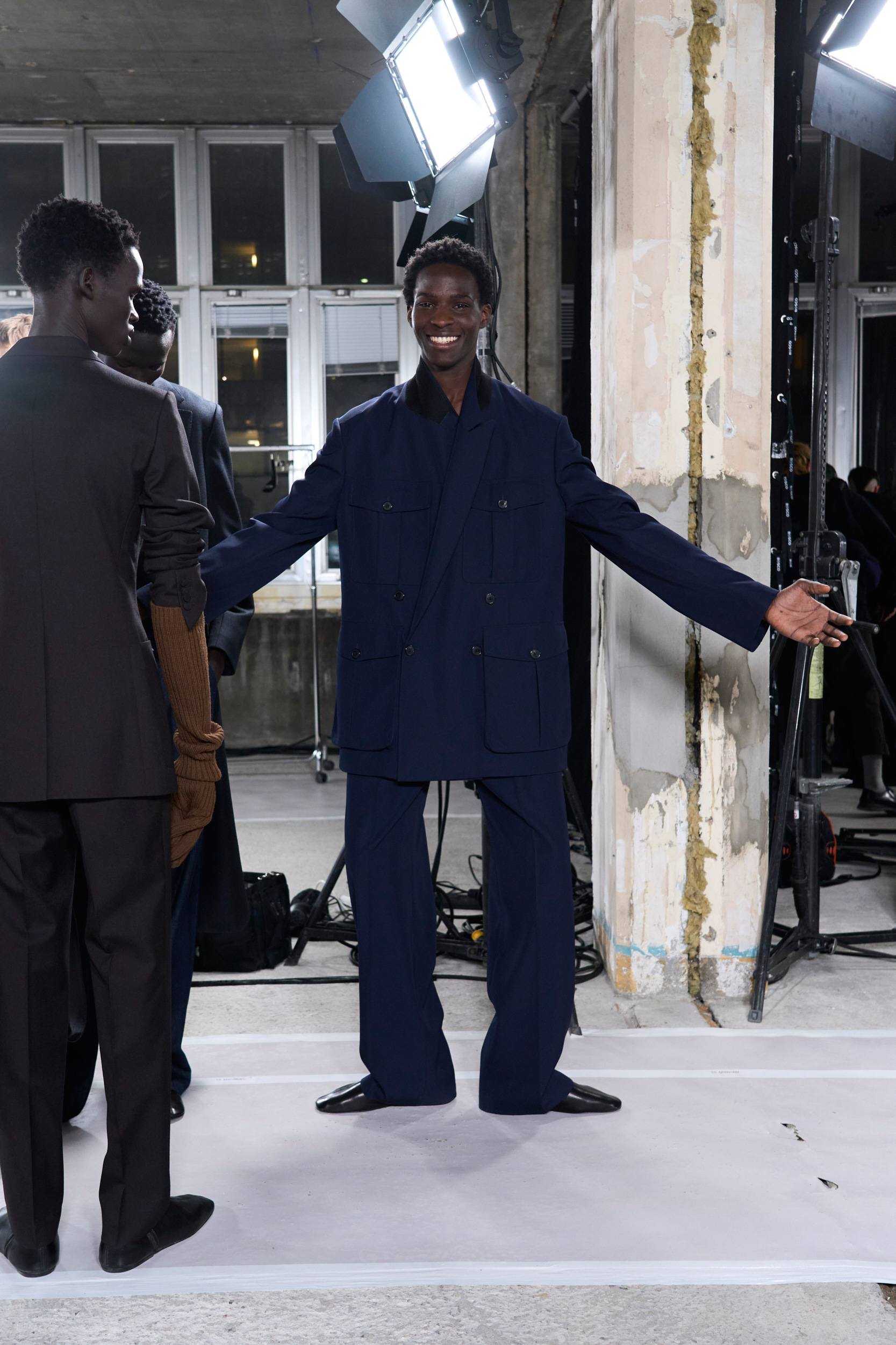 Dries Van Noten Fall 2024 Men’s Fashion Show Backstage