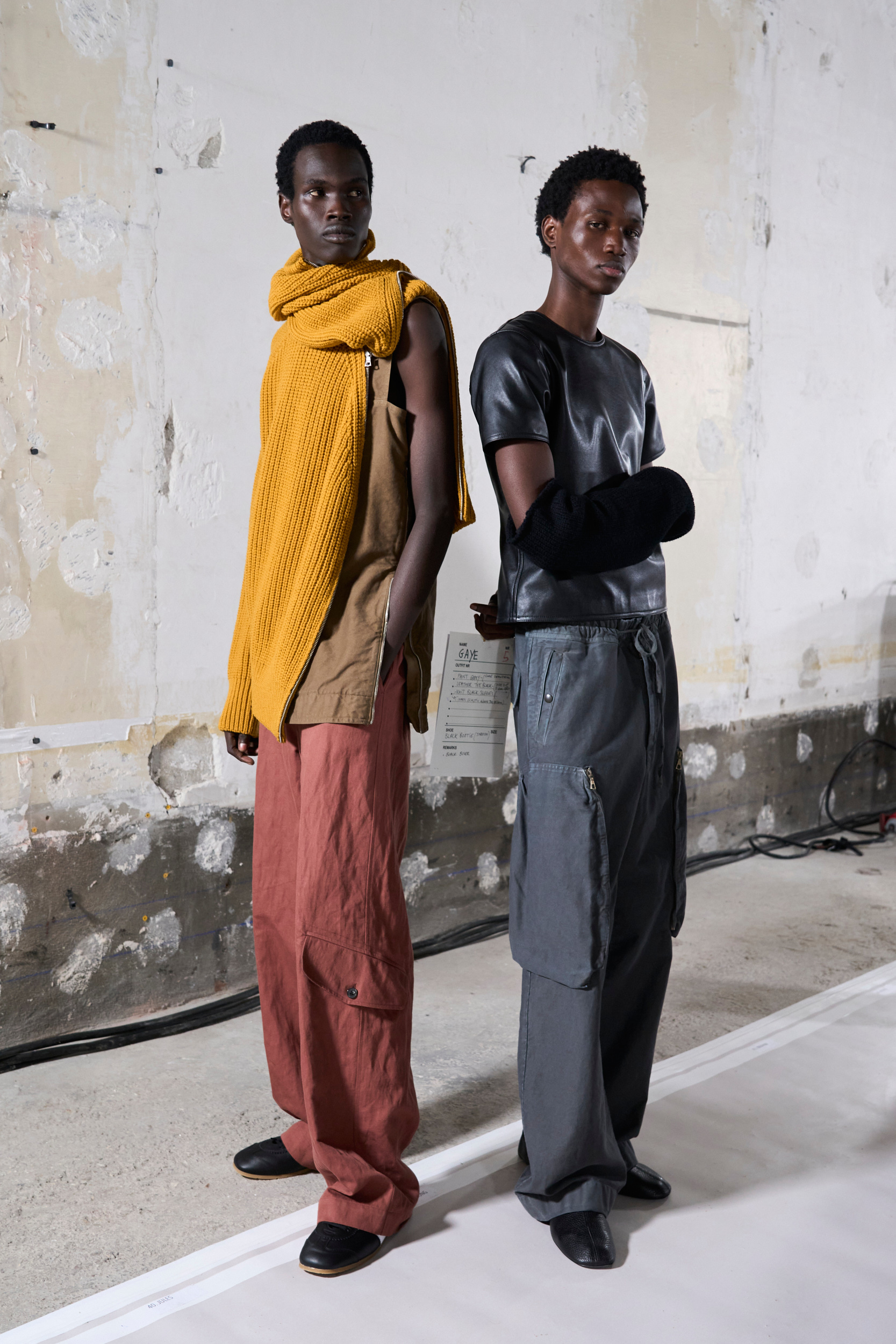 Dries Van Noten Fall 2024 Men’s Fashion Show Backstage