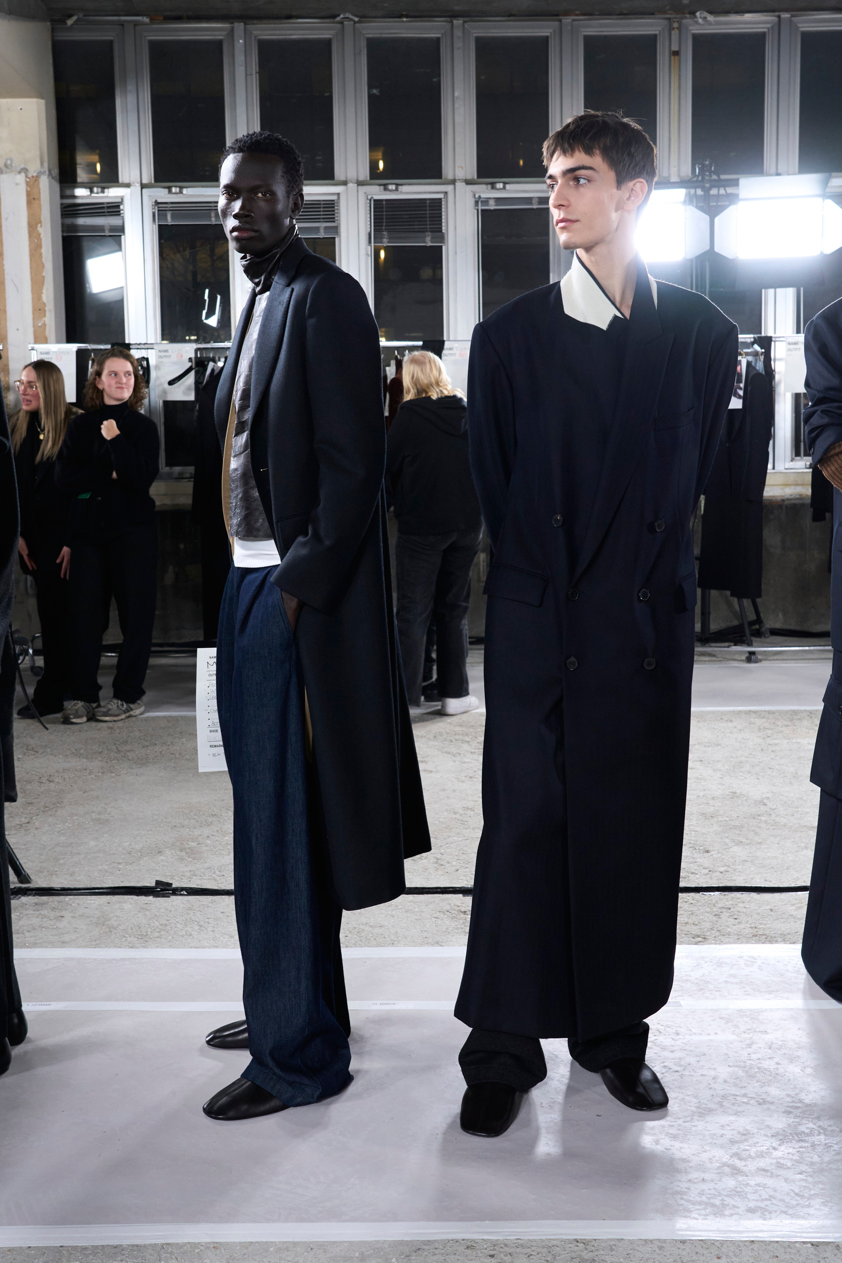 Dries Van Noten Fall 2024 Men’s Fashion Show Backstage