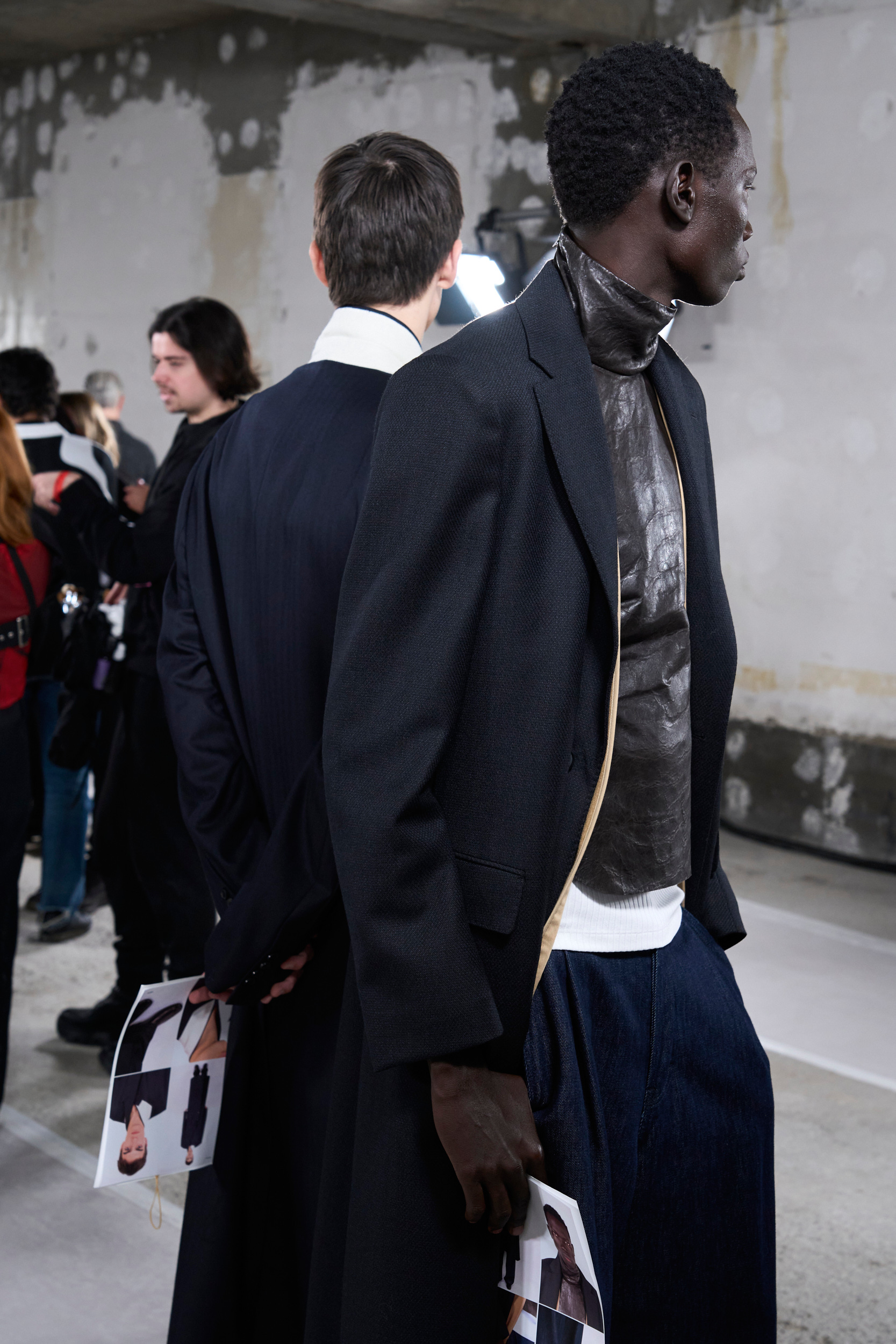 Dries Van Noten Fall 2024 Men’s Fashion Show Backstage