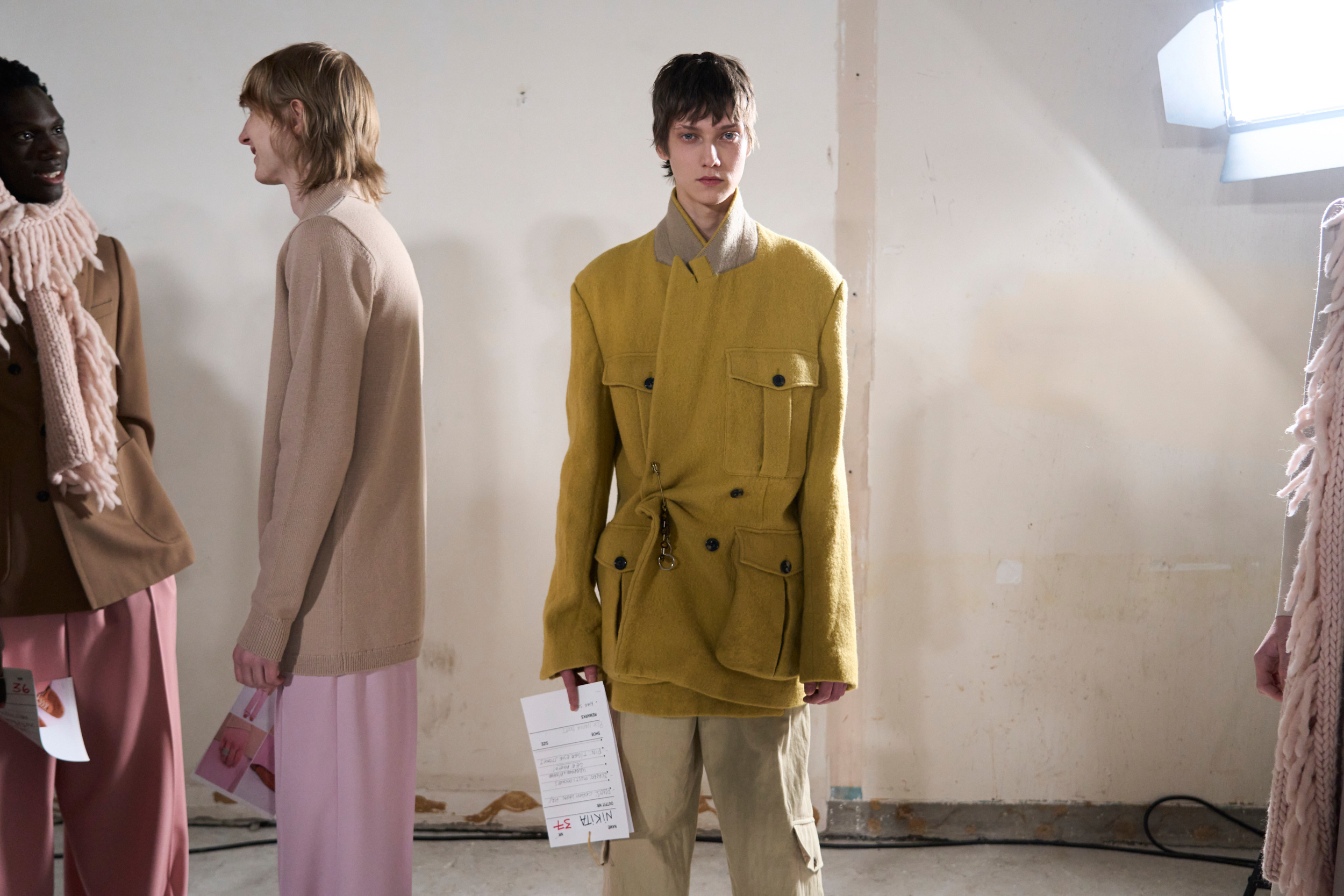 Dries Van Noten Fall 2024 Men’s Fashion Show Backstage