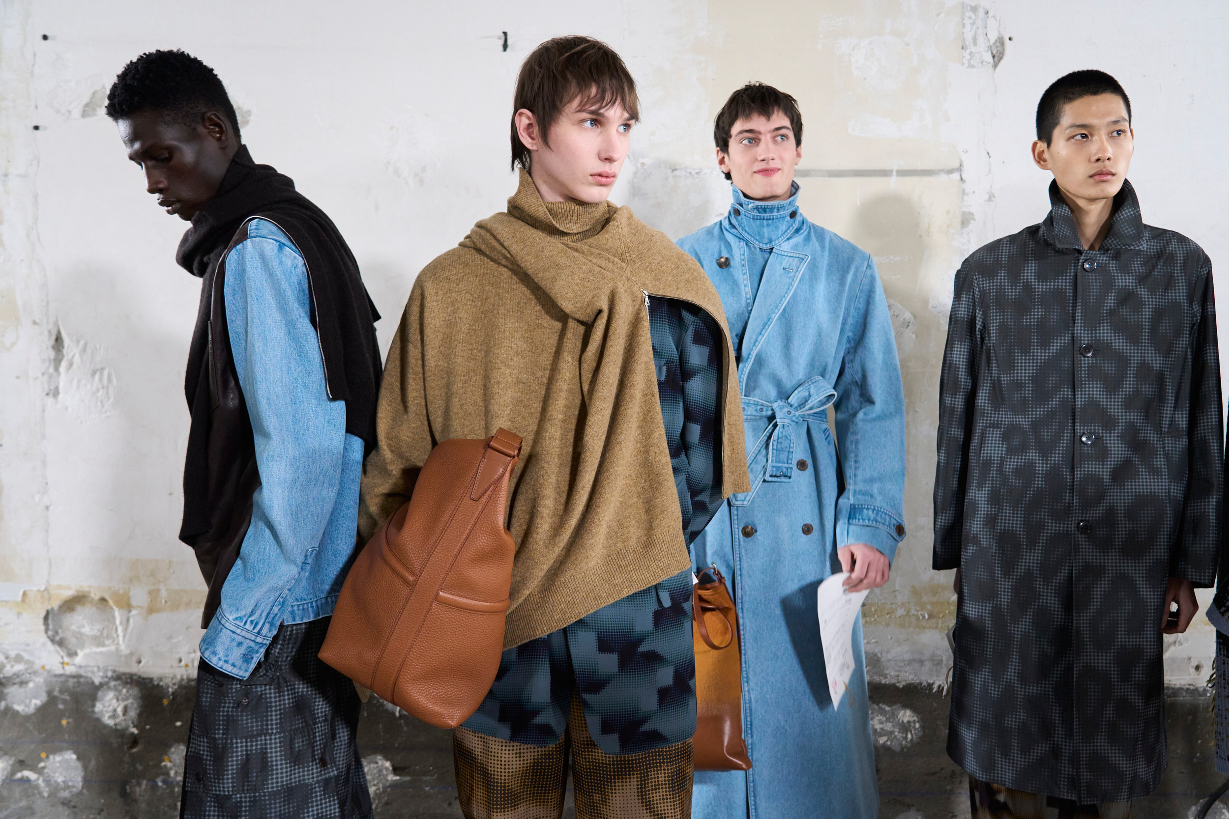 Dries Van Noten Fall 2024 Men’s Fashion Show Backstage