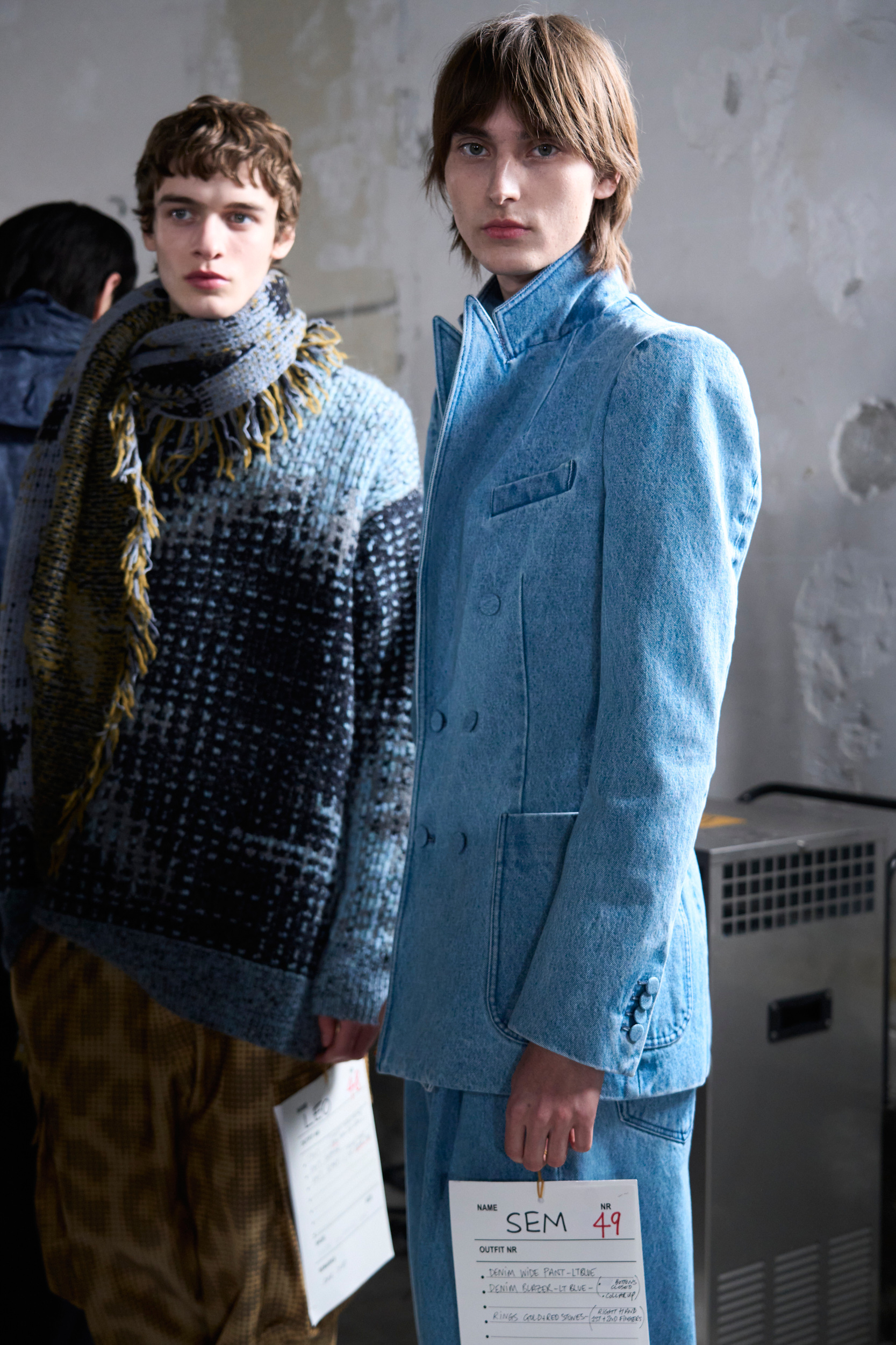 Dries Van Noten Fall 2024 Men’s Fashion Show Backstage