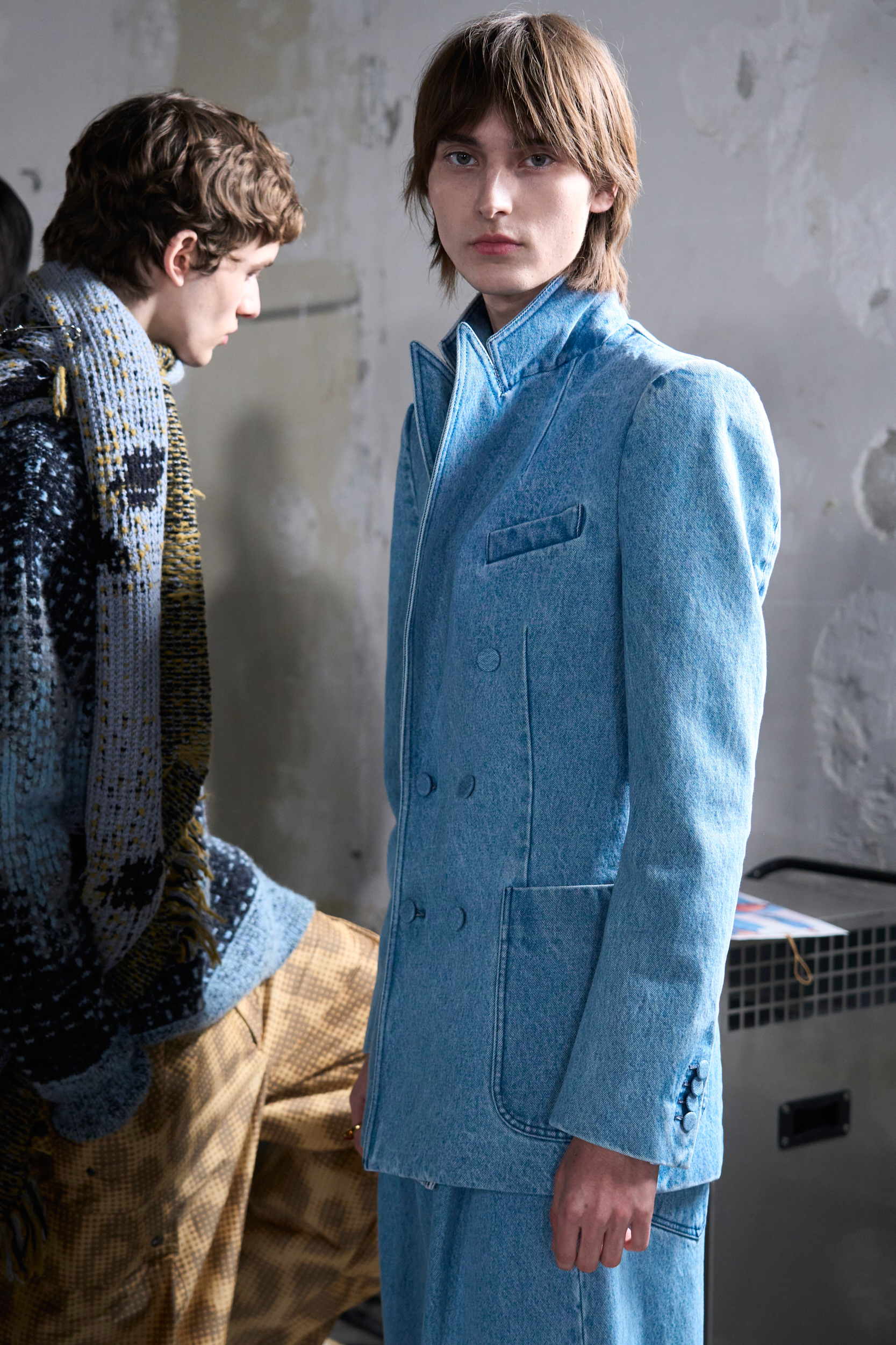 Dries Van Noten Fall 2024 Men’s Fashion Show Backstage