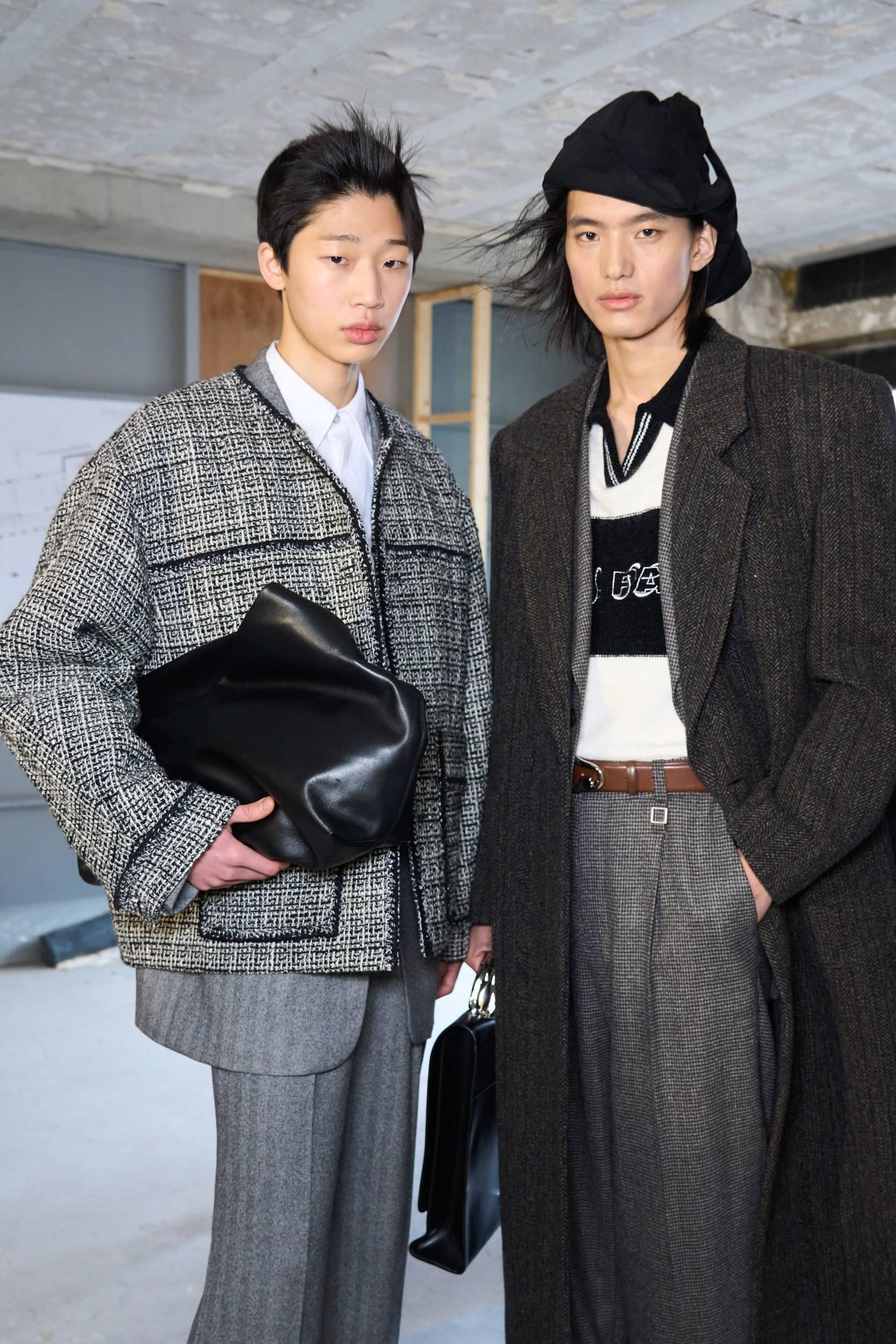 Wooyoungmi Fall 2024 Men’s Fashion Show Backstage