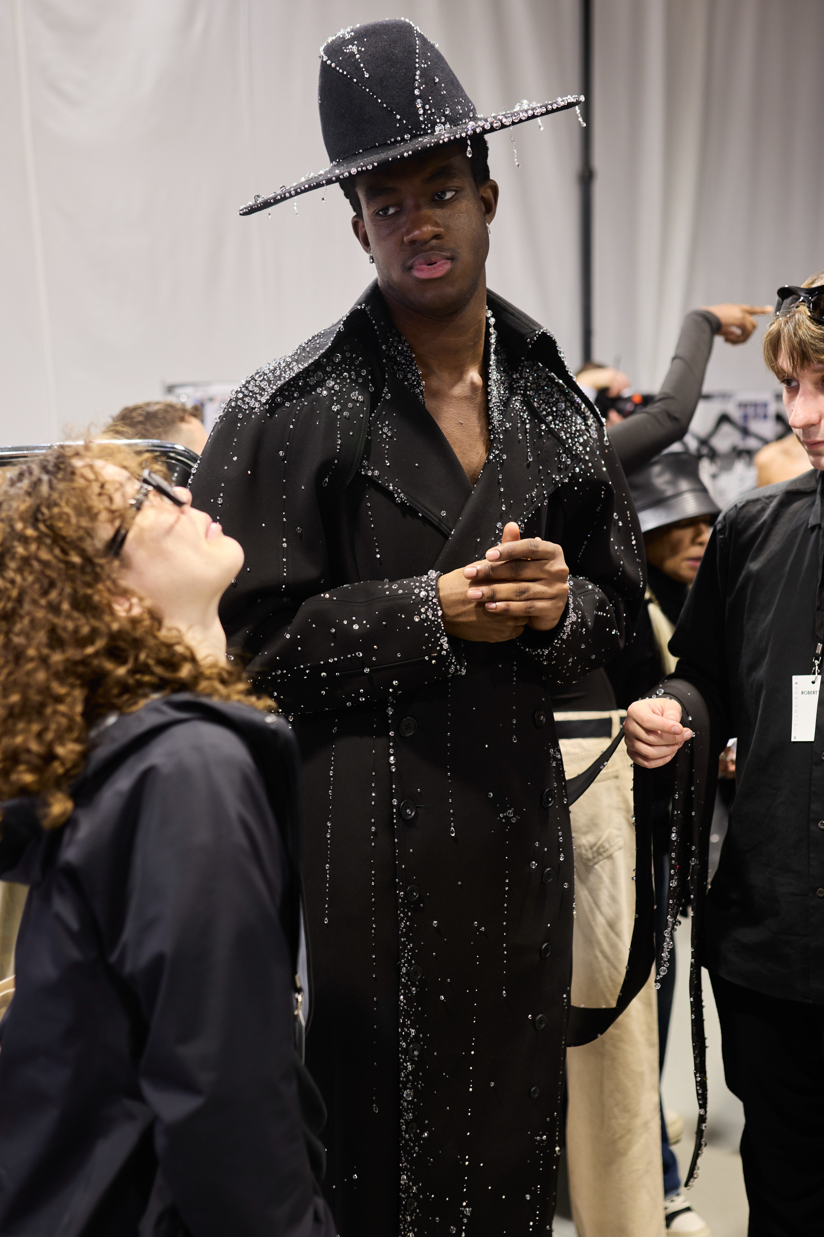 Robert Wun Spring 2024 Couture Fashion Show Backstage