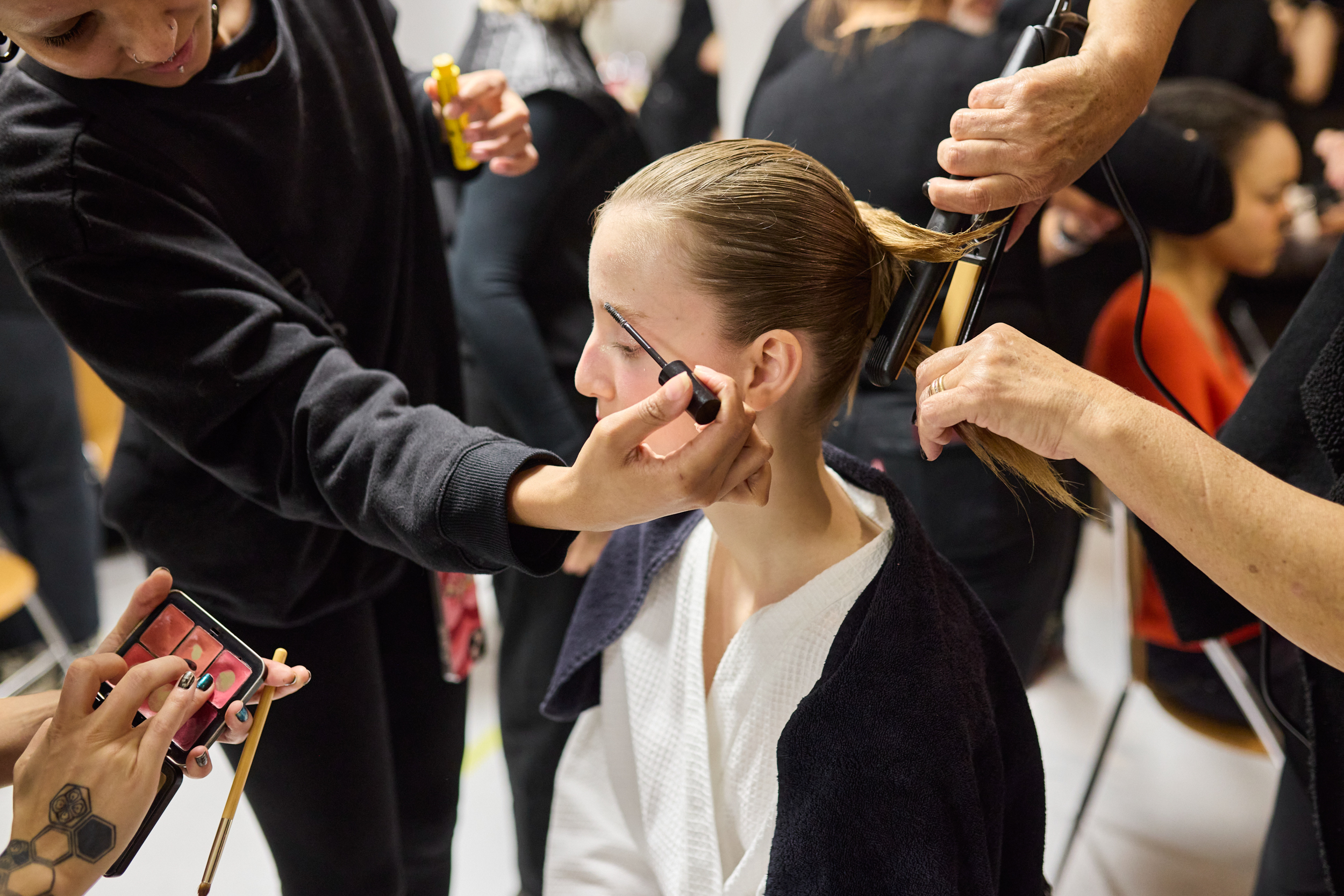 Yanina Couture Spring 2024 Couture Fashion Show Backstage