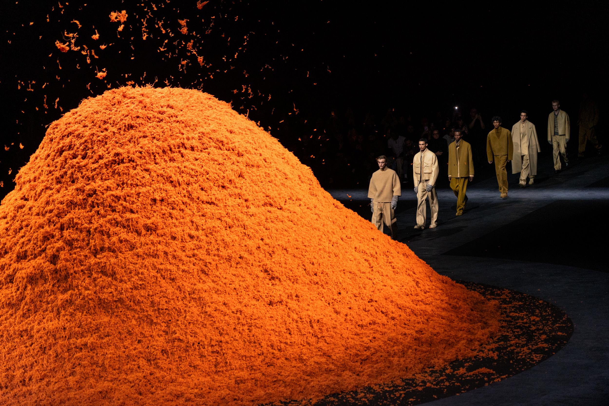 Zegna Fall 2024 Men’s Fashion Show Atmosphere