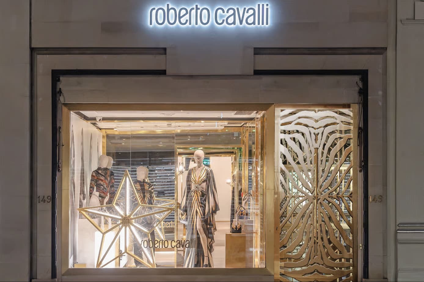 Roberto Cavalli Store Header