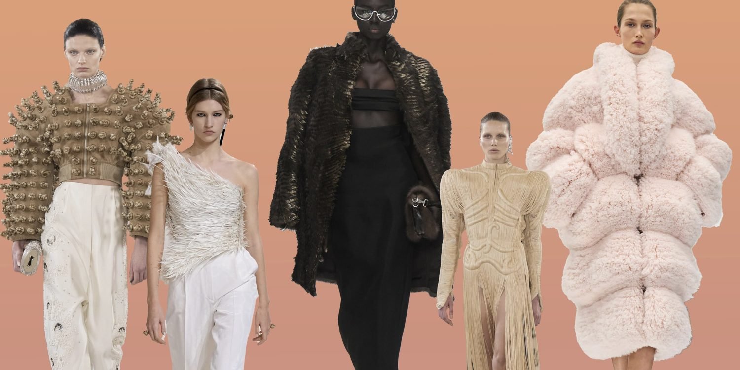 the impression Textural Fantasy Haute Couture Spring 2024 trend header image