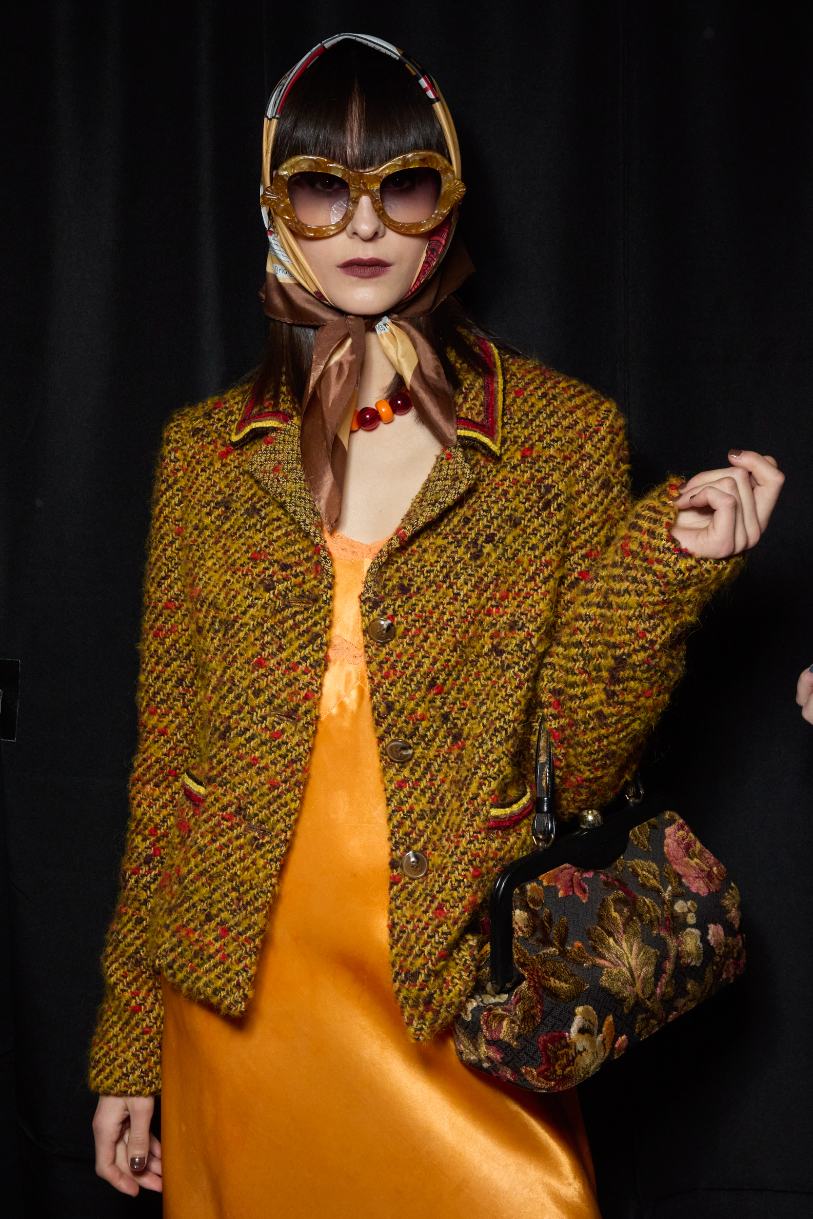 Anna Sui  Fall 2024 Fashion Show Backstage