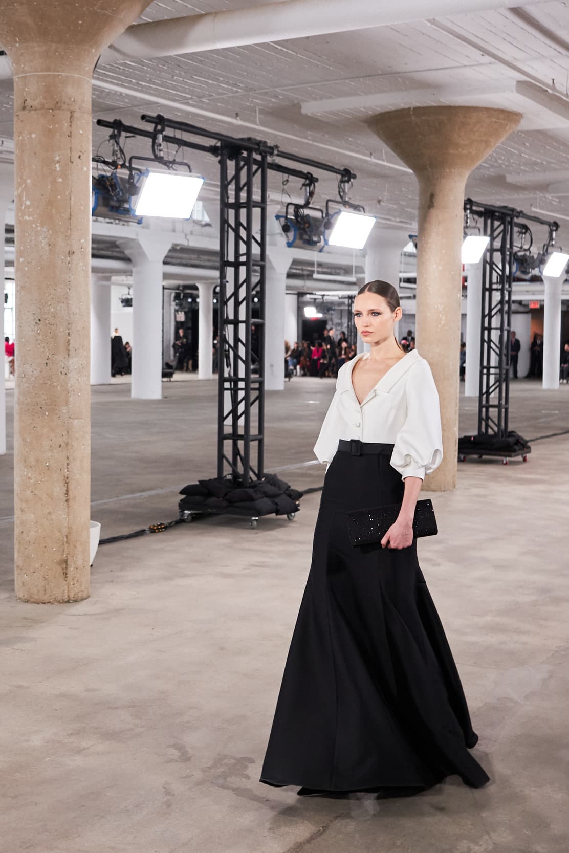 Badgley Mischka Fall 2024 Fashion Show Atmosphere