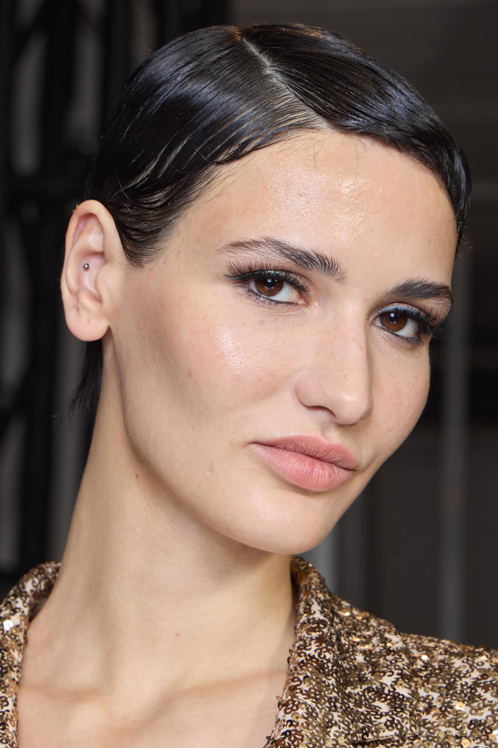 Badgley Mischka  Fall 2024 Fashion Show Backstage