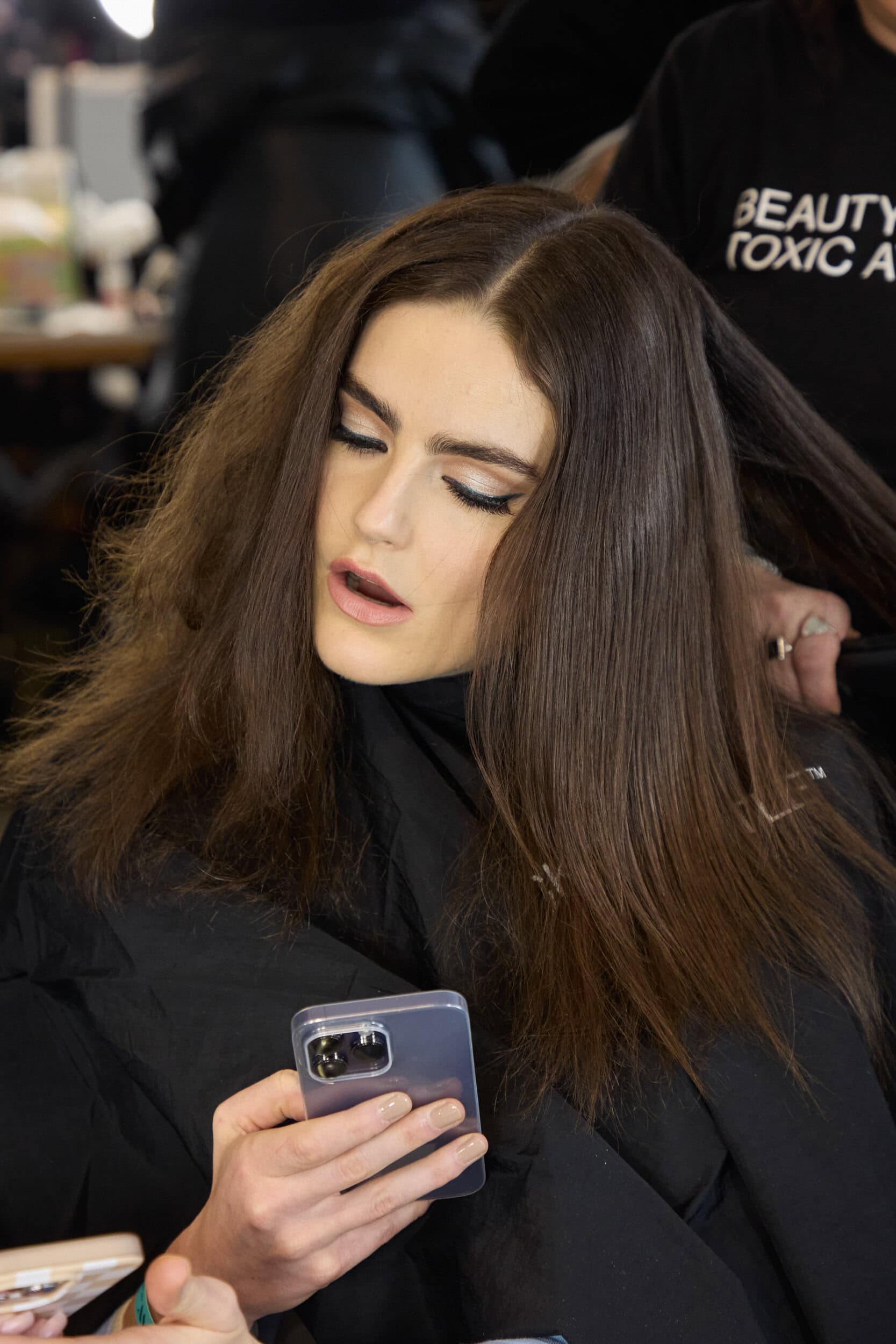 Badgley Mischka  Fall 2024 Fashion Show Backstage