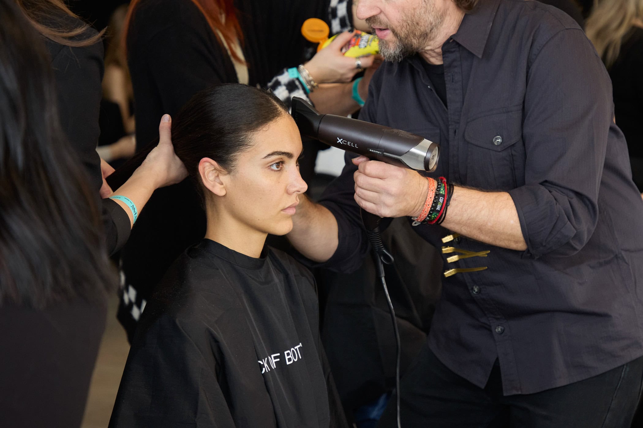 Badgley Mischka  Fall 2024 Fashion Show Backstage