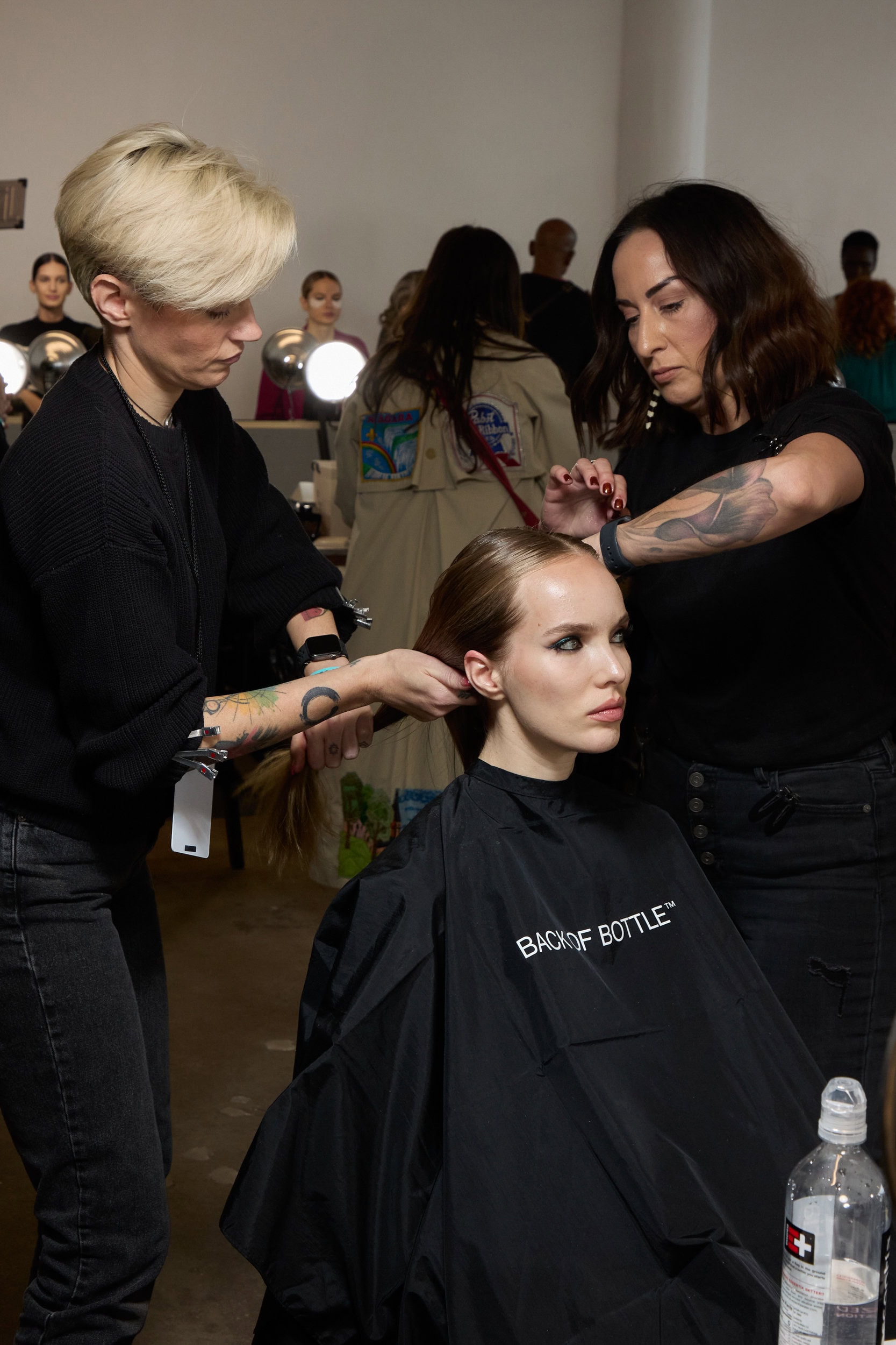 Badgley Mischka  Fall 2024 Fashion Show Backstage