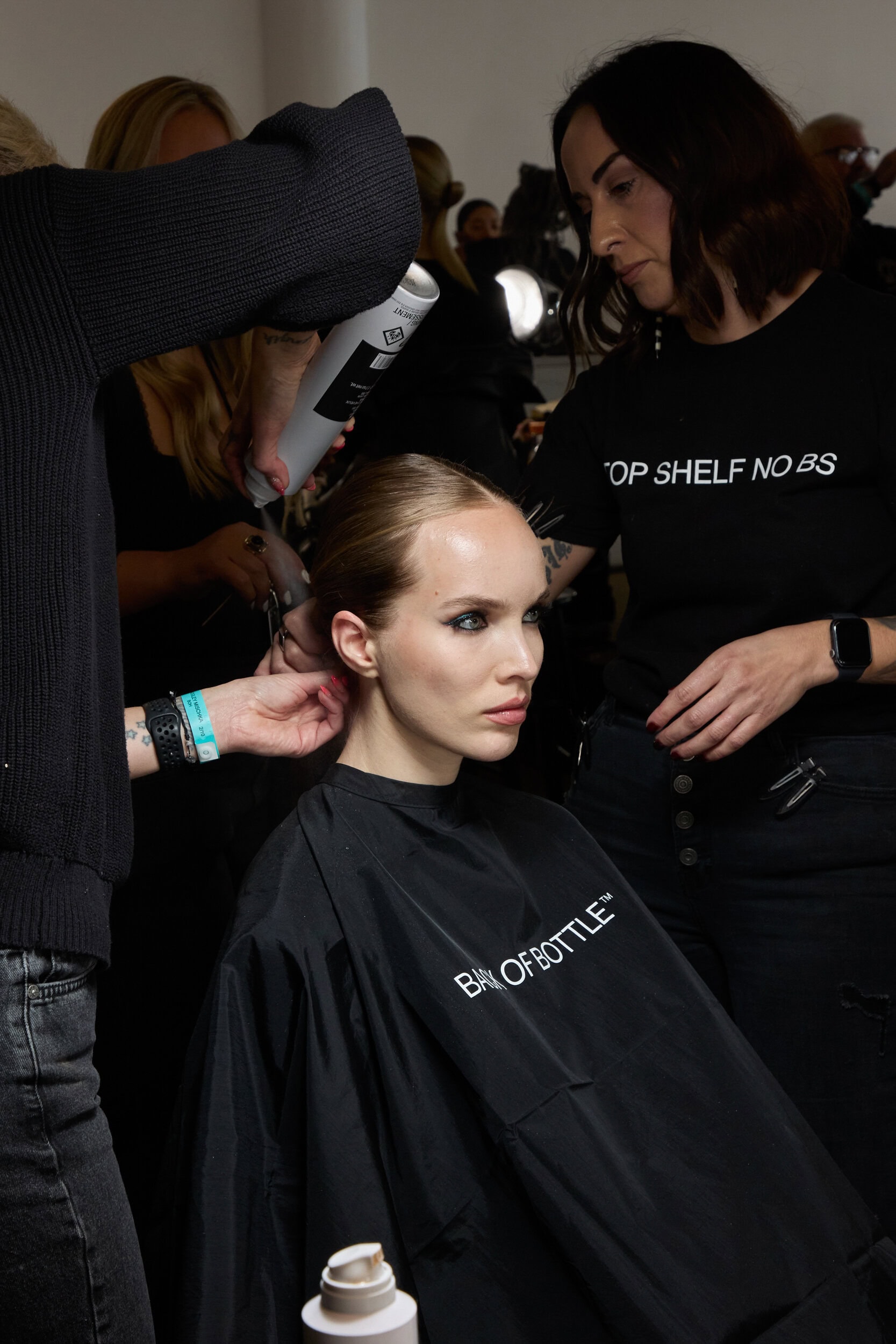 Badgley Mischka  Fall 2024 Fashion Show Backstage