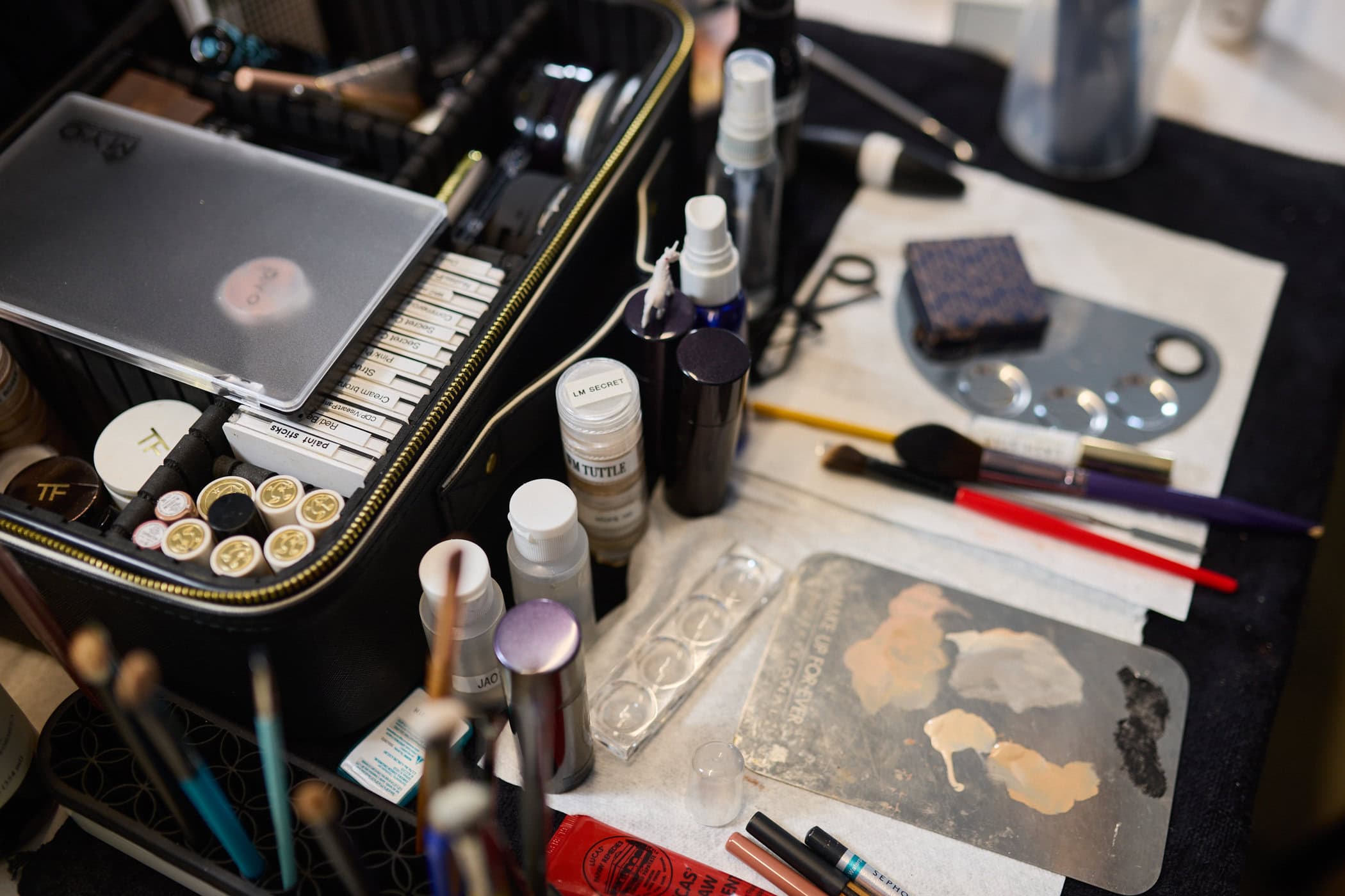 Badgley Mischka  Fall 2024 Fashion Show Backstage