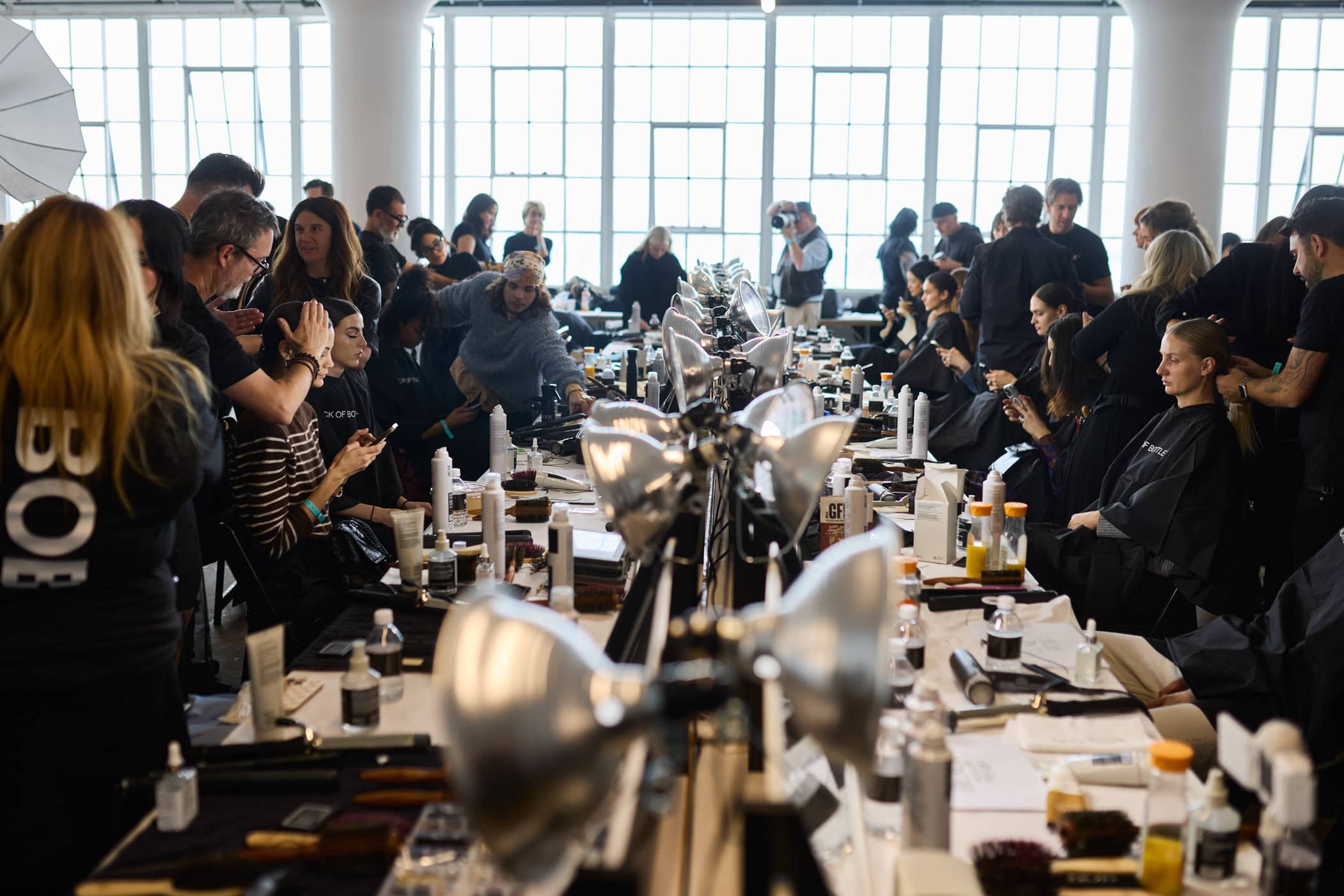 Badgley Mischka  Fall 2024 Fashion Show Backstage