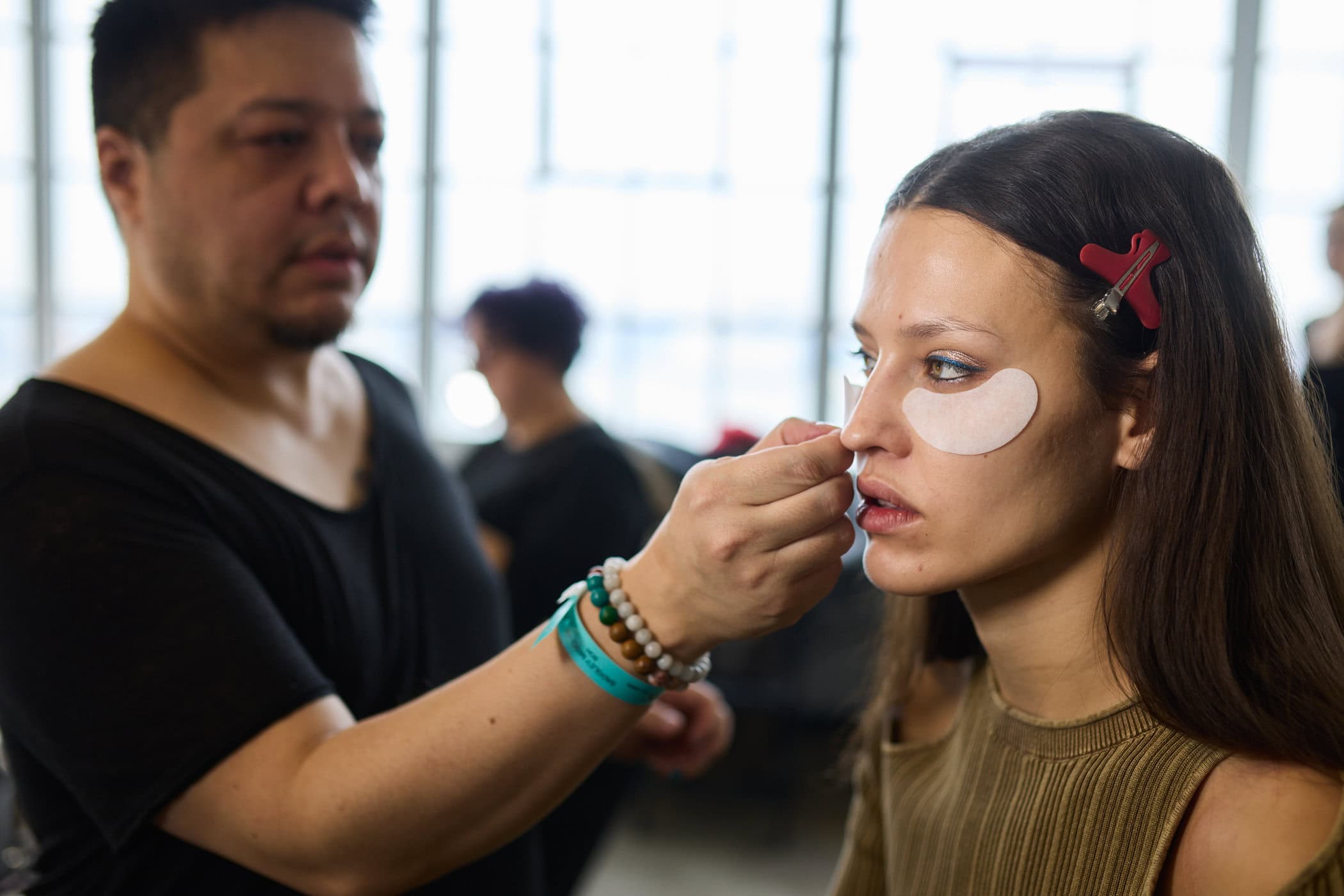Badgley Mischka  Fall 2024 Fashion Show Backstage